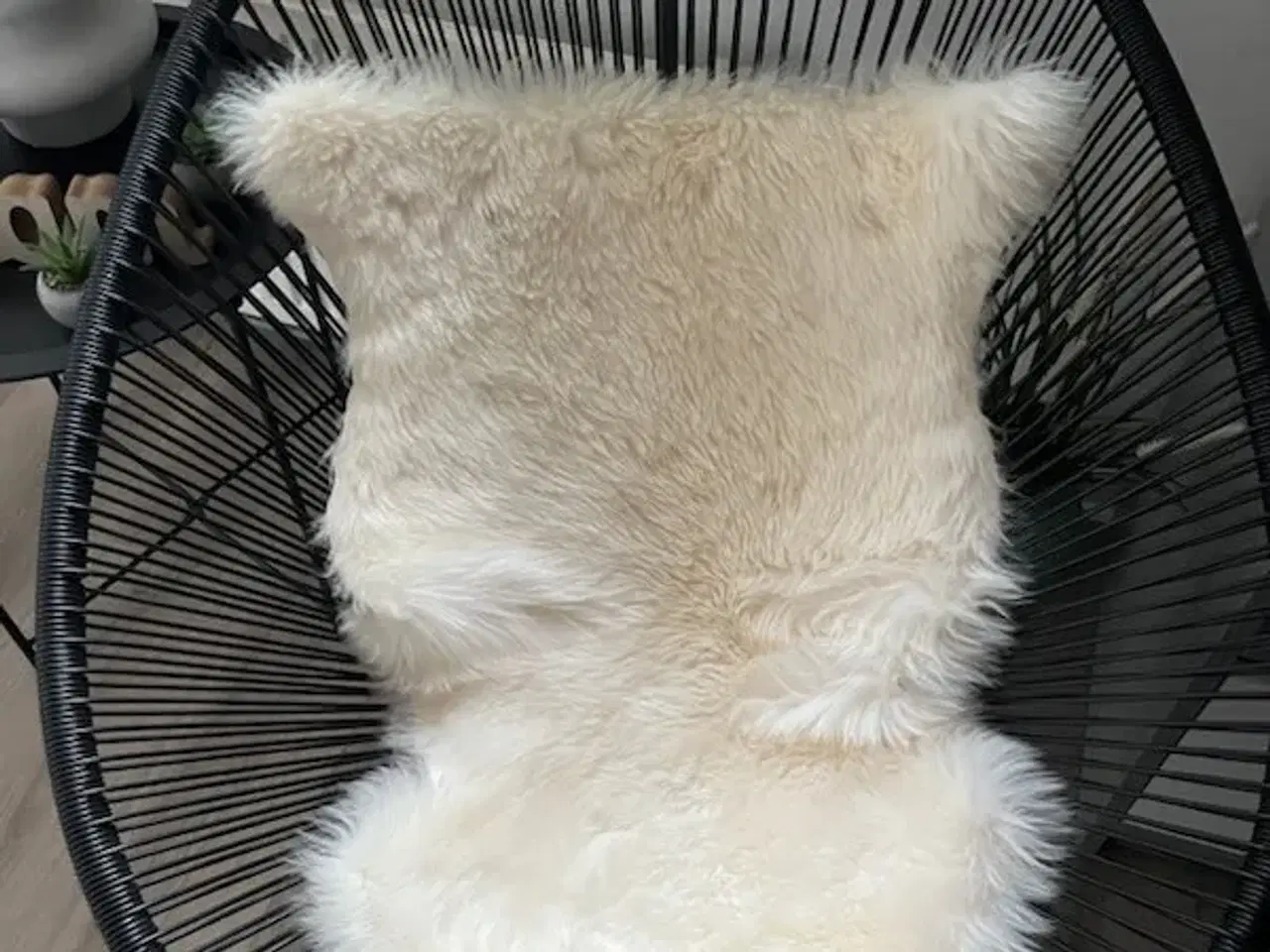 Billede 1 - Lounge stol med skind