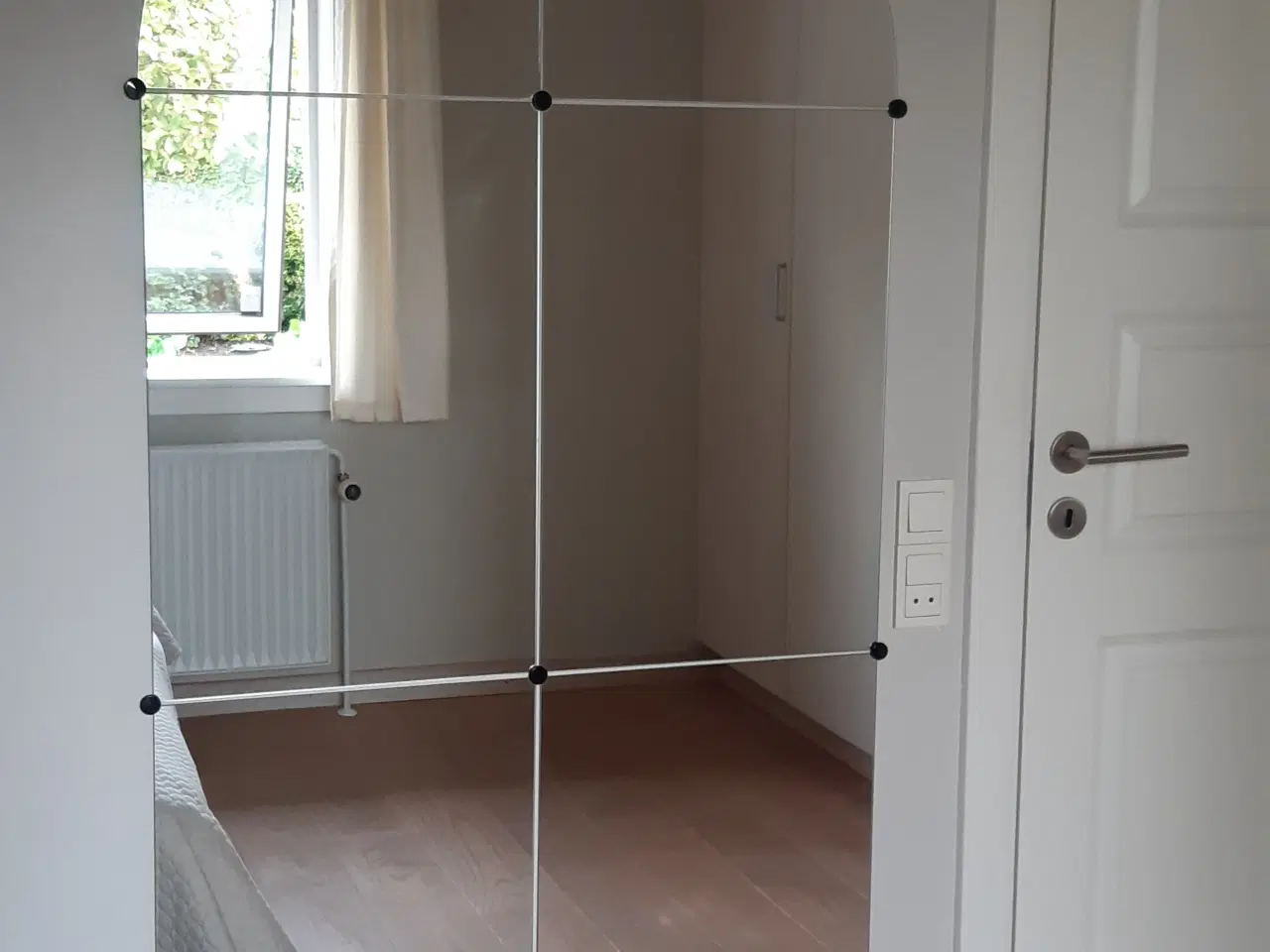 Billede 1 - Spejl firkantet/oval 