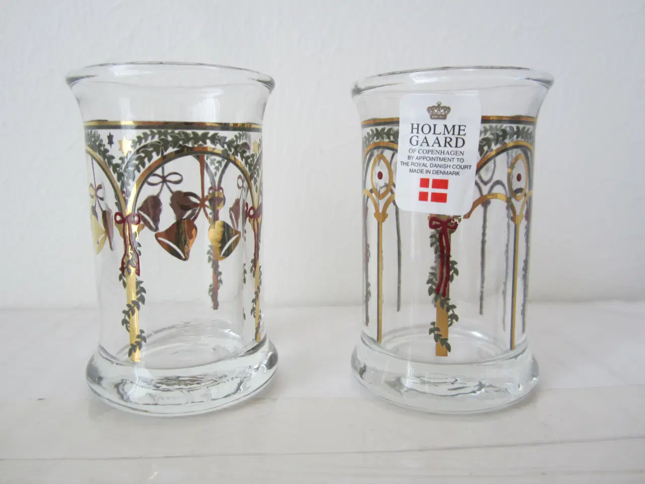 Billede 5 - 2001 Holmegaard jule dramglas i original æske.