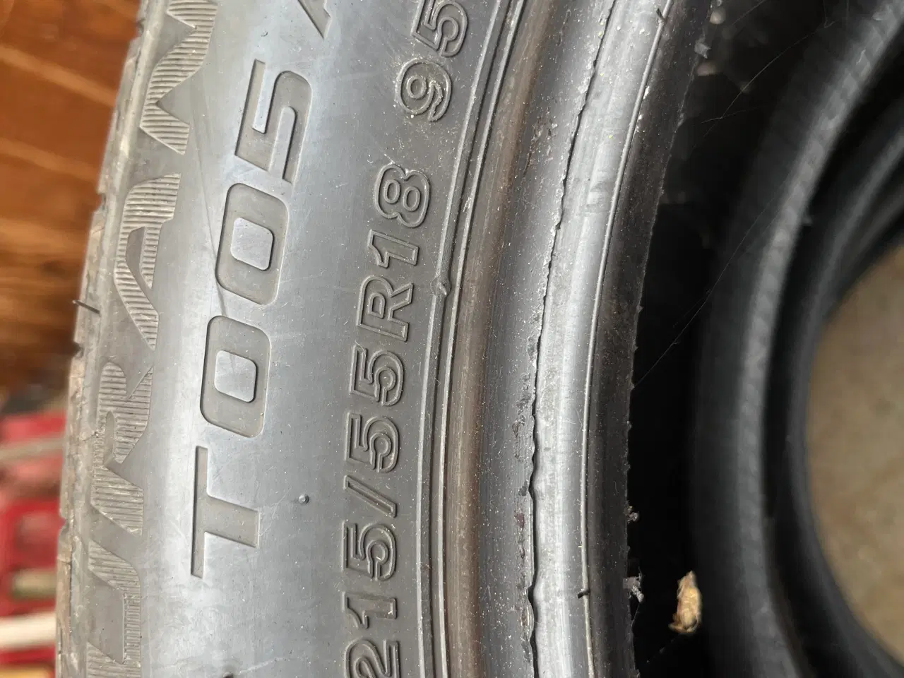 Billede 3 - 4 Bridgestone 215/55-18 6-7mm 
