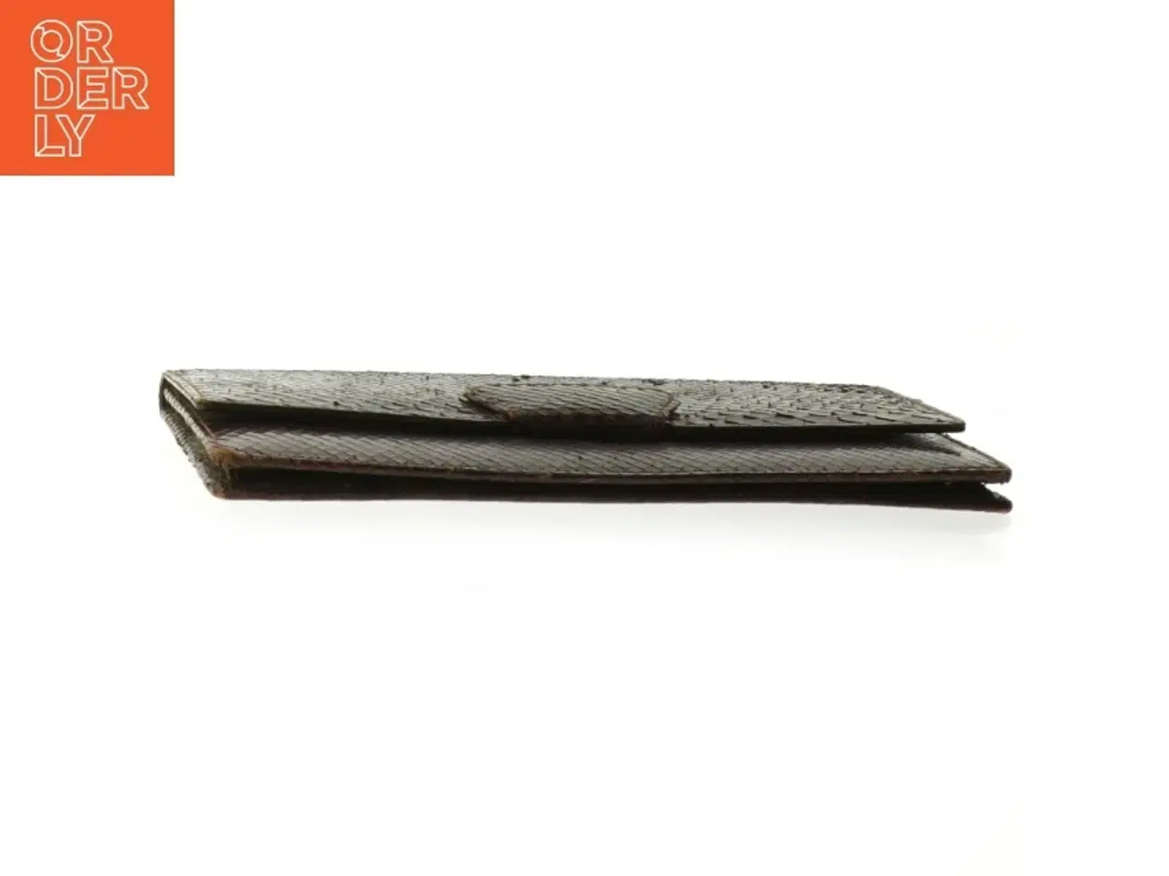 Billede 4 - Brun clutch. Firben?  Slange?(str. 25 x 13 cm)