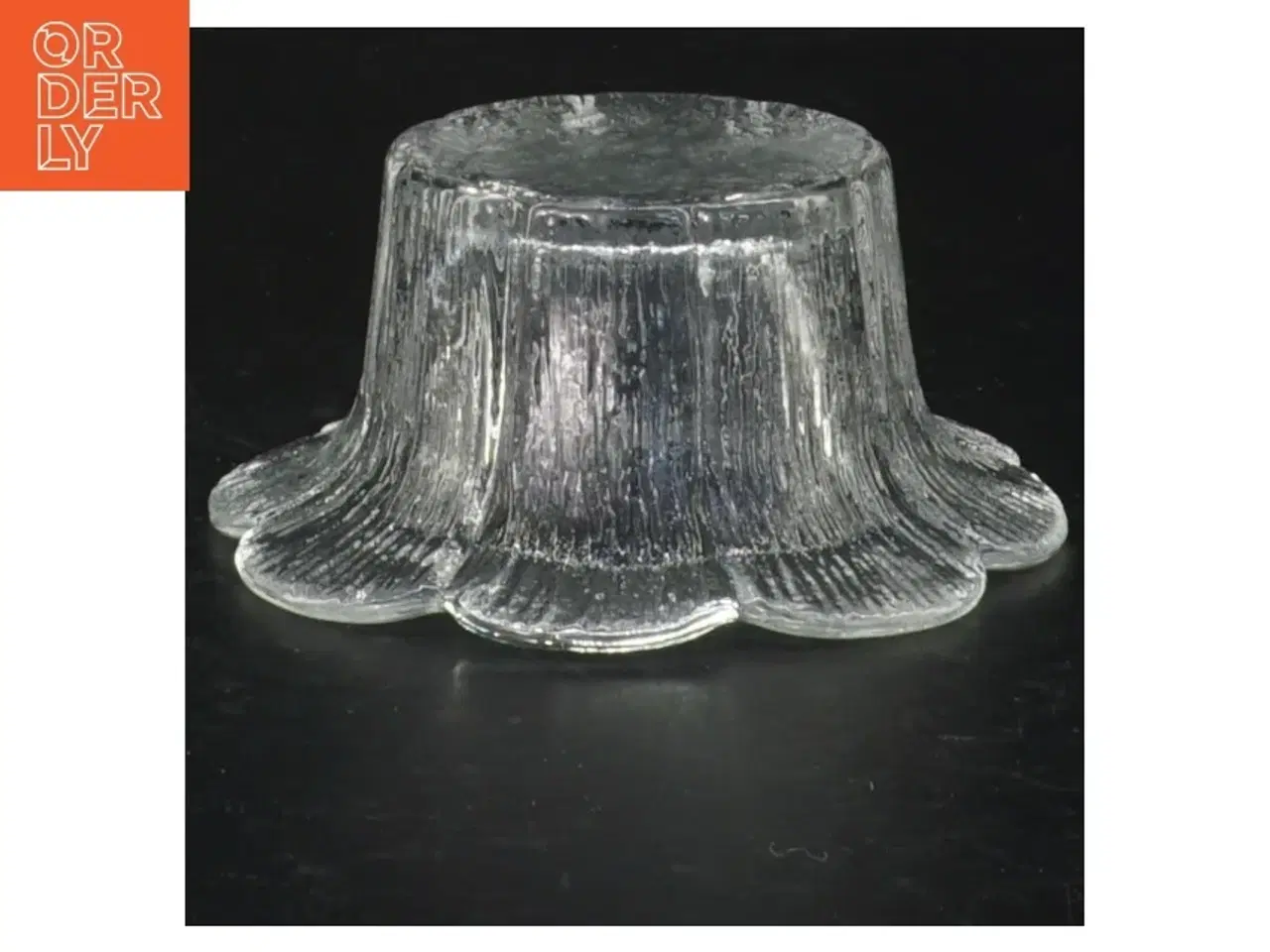 Billede 2 - Holmegaard Glasstage til fyrfadslys (str. Ø 10 cm)