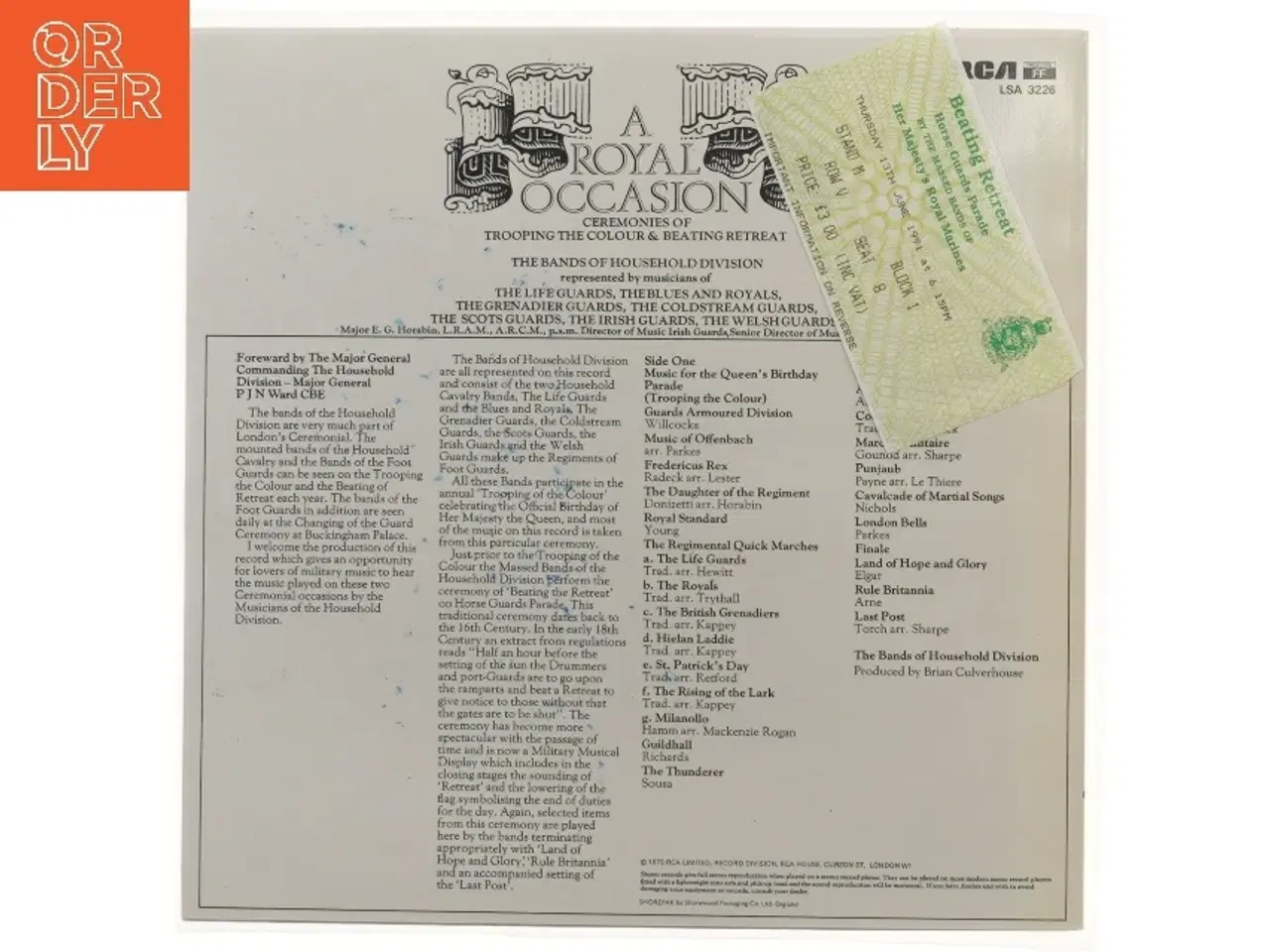 Billede 2 - A Royal Occasion LP