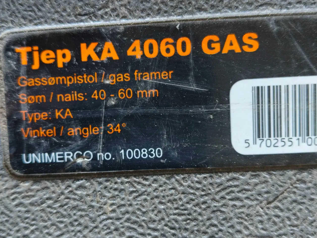Billede 2 - Beslagsømpistol gas