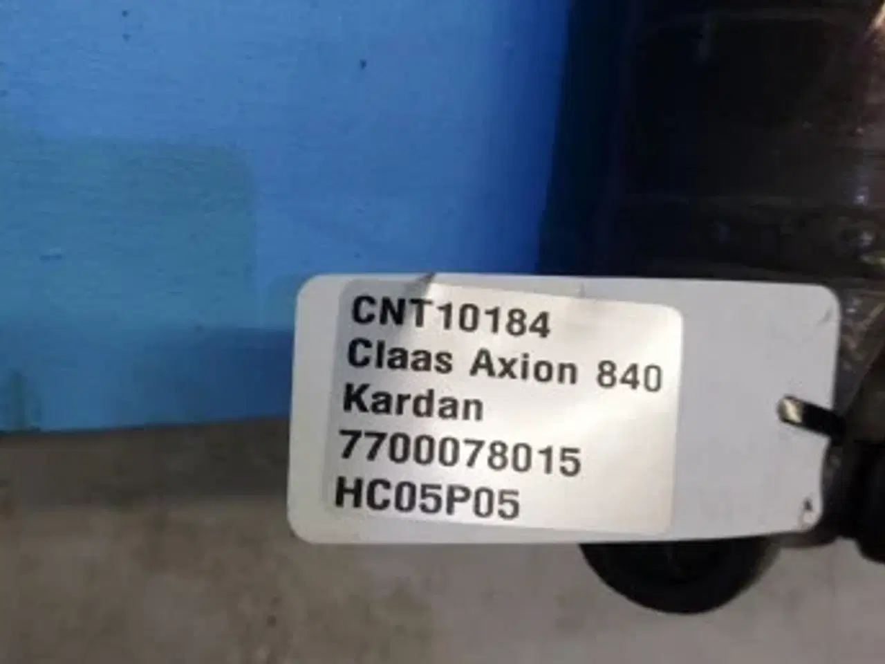 Billede 15 - Claas Axion 840 Kardan 7700078015