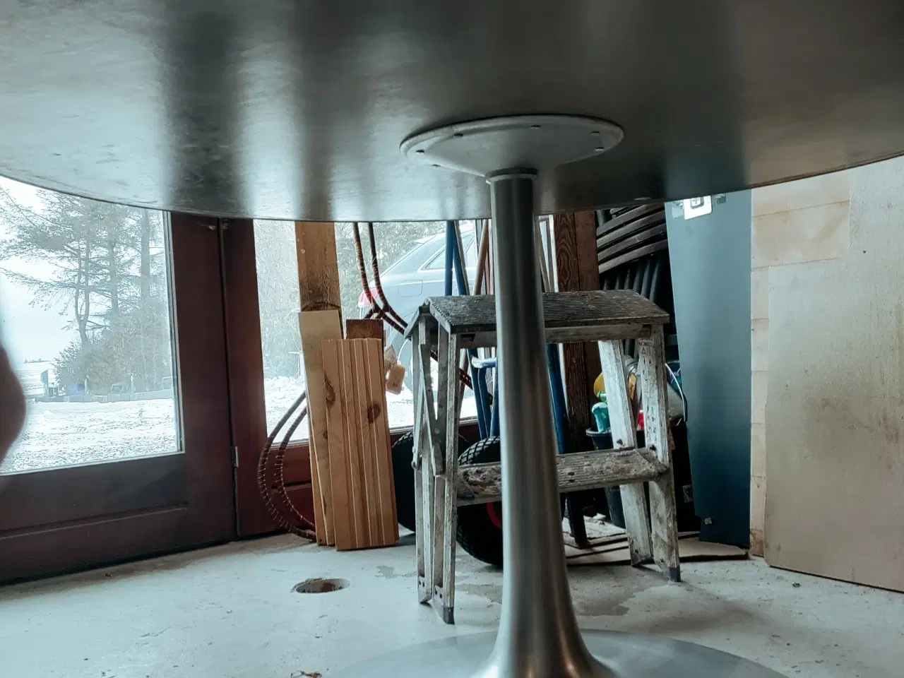 Billede 5 - Bjørn Wiinblad Myggen rund bord 118 cm Ø 69 cm høj