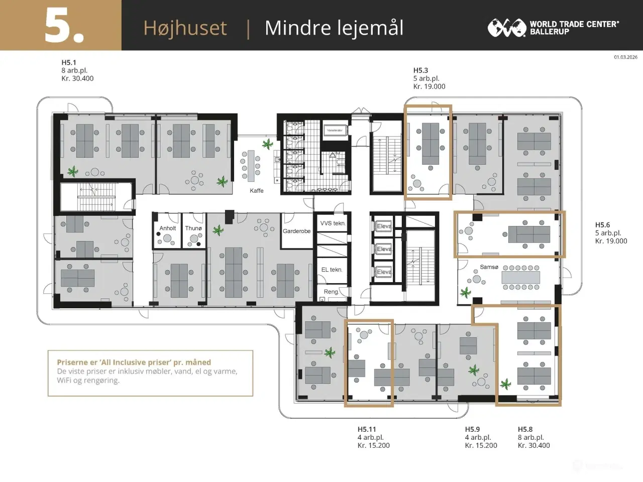 Billede 15 - Fleksible kontorlejemål i internationalt miljø