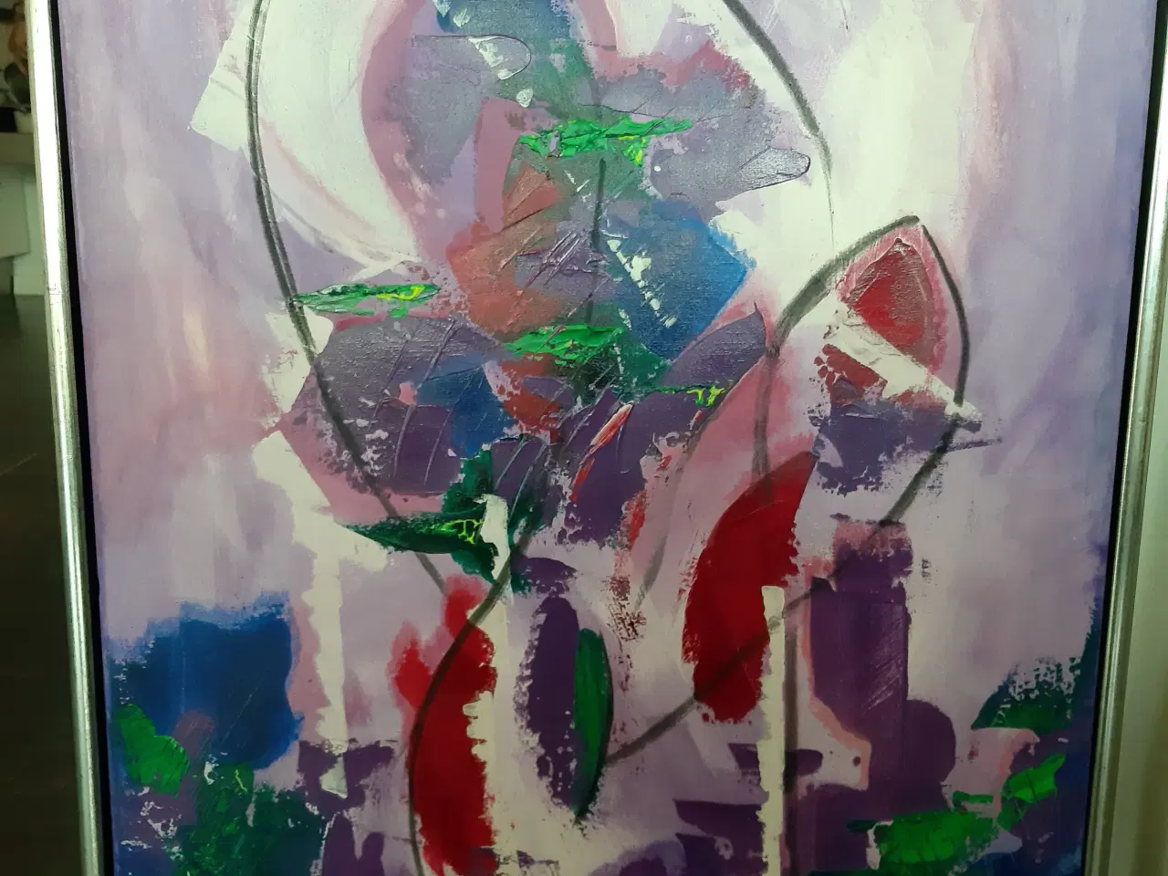 Billede 3 - 2 stk malerier, 64 x 84 cm