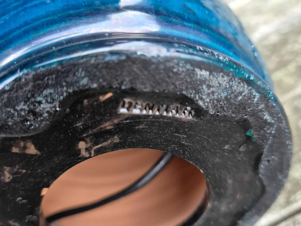 Billede 17 - Keramikbordlamper med smuk turkis glasur