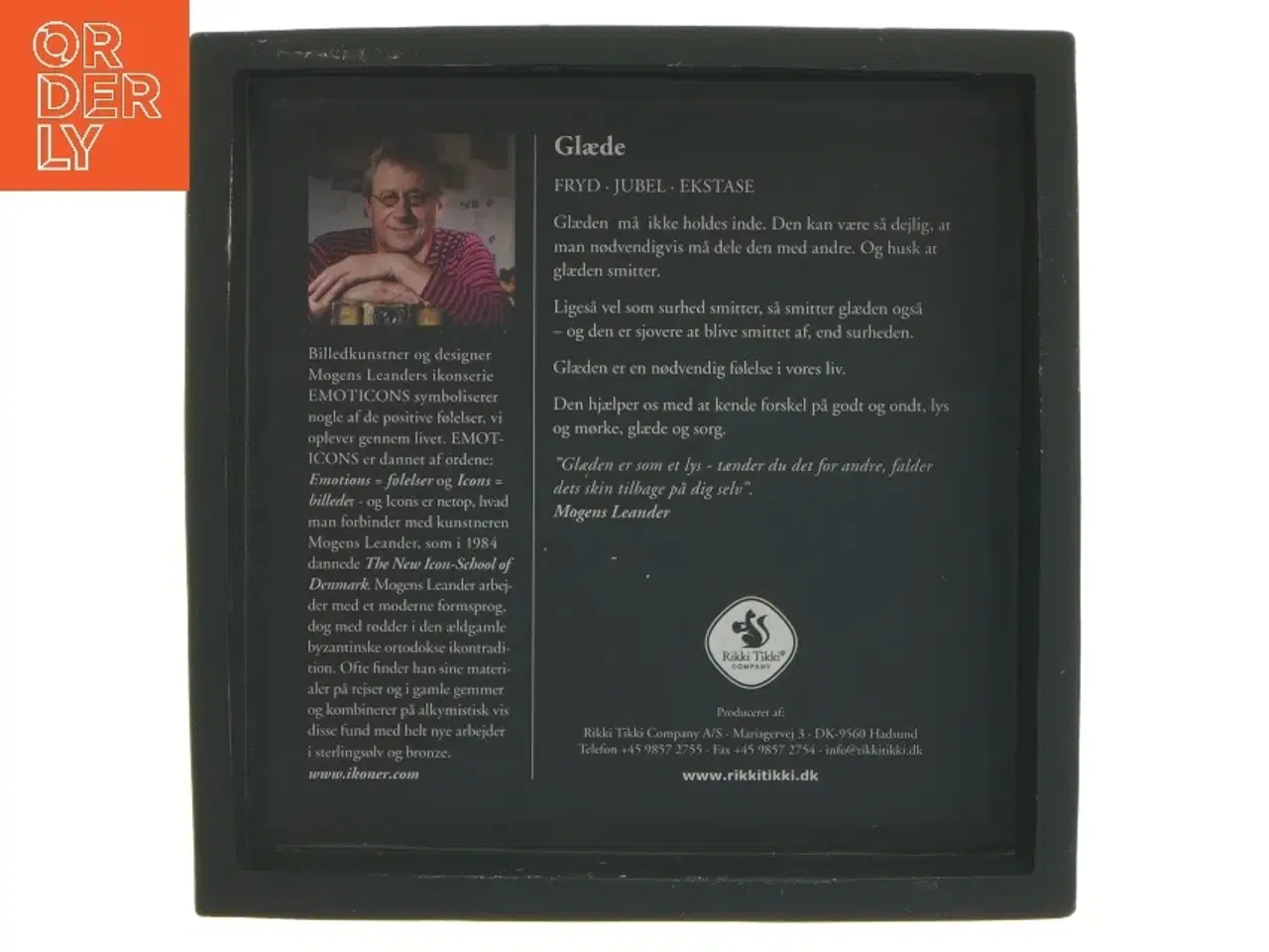 Billede 6 - Mogens Leander relief (str. 17x17 cm)