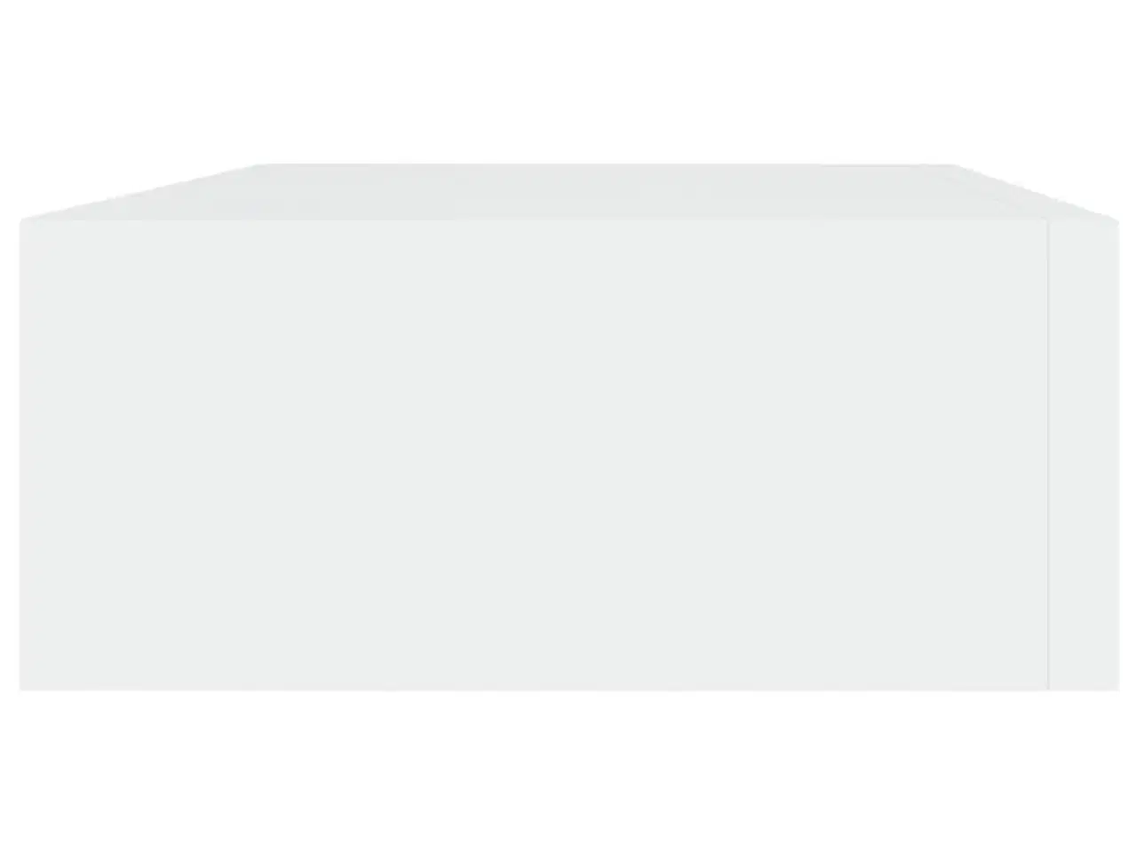 Billede 6 - Væghylder med skuffer 2 stk. 40x23,5x10 cm MDF hvid