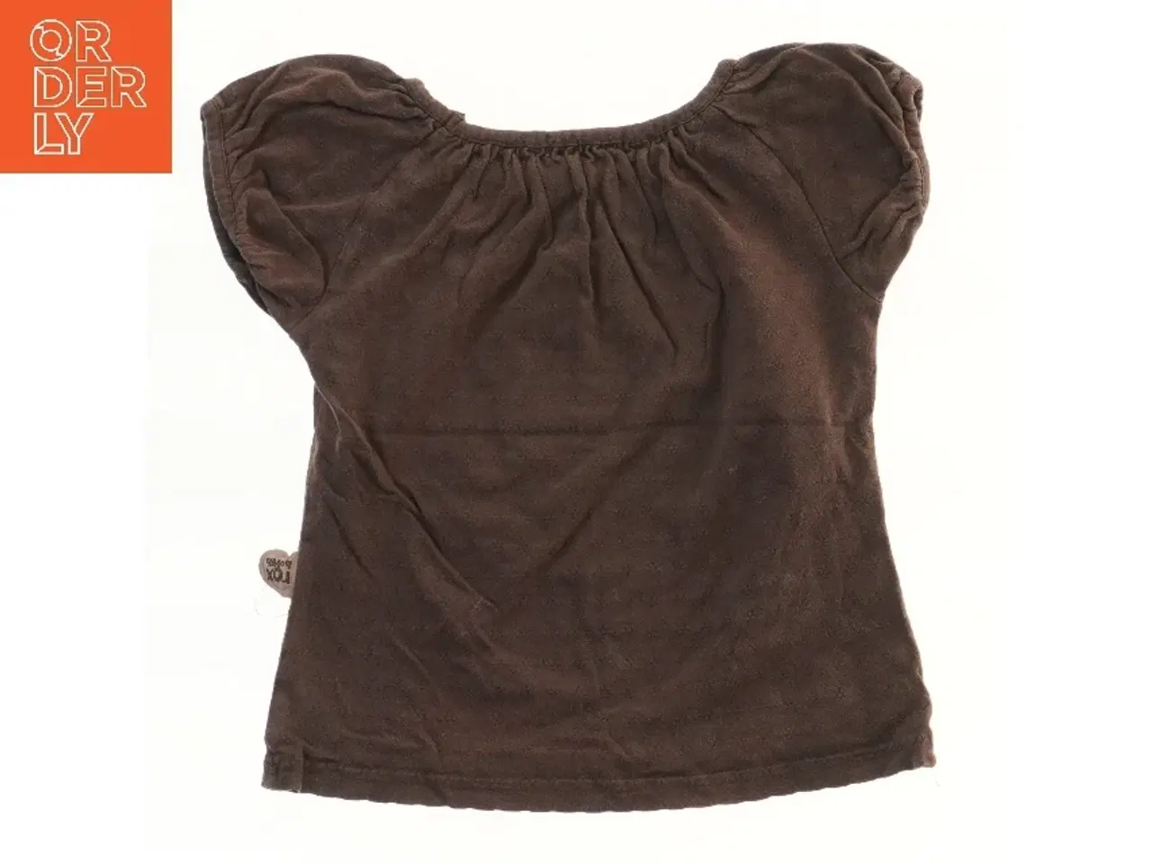 Billede 2 - Brun kortærmet bluse fra Pomp de Lux (str. 110)