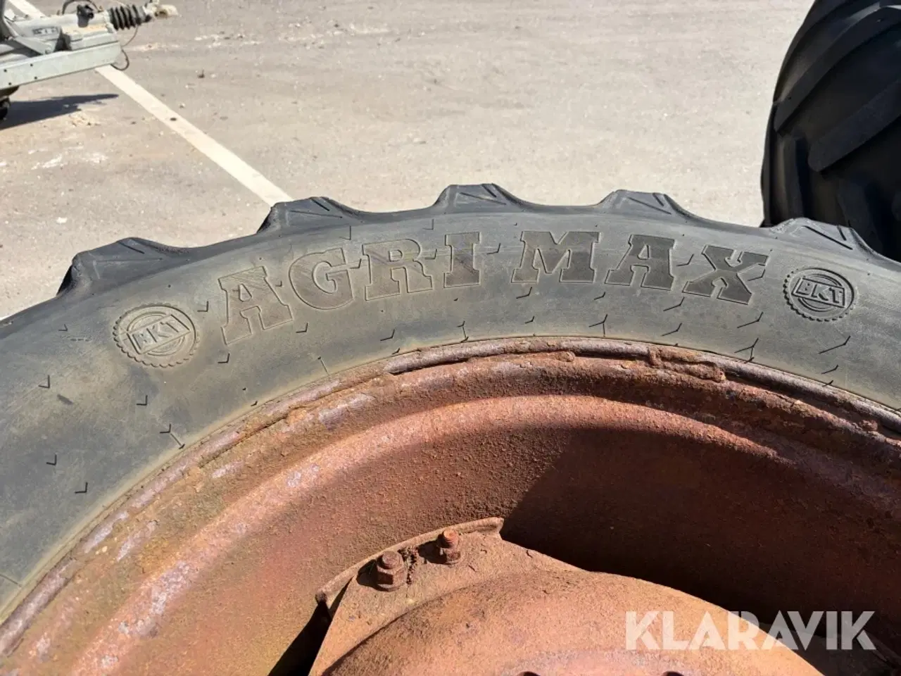 Billede 3 - Landbrugshjul Michelin + Agrimax 600/65R38 + 420/70R28 4 hjul