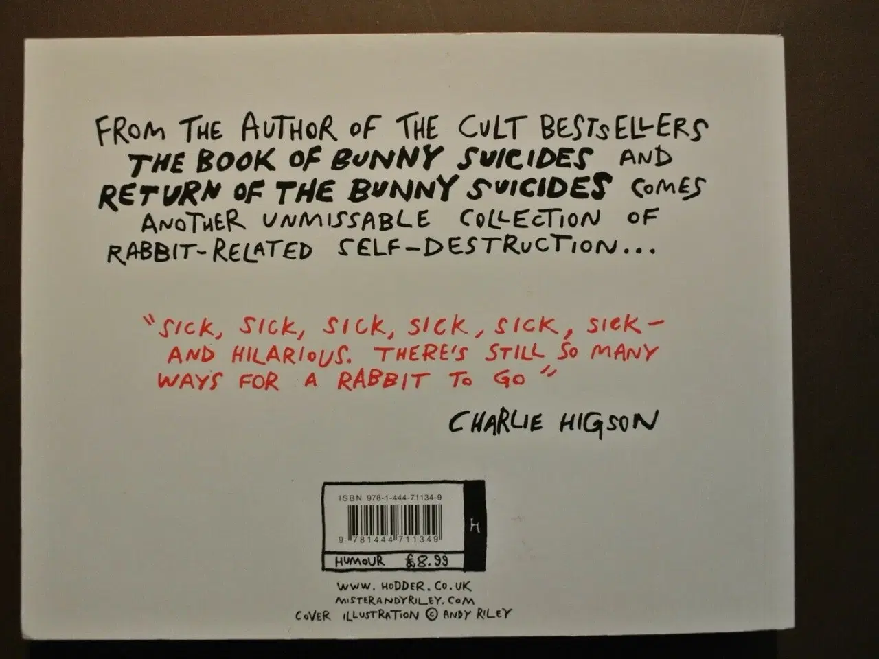 Billede 2 - dawn of the bunny suicides, by andy riley, Tegnese