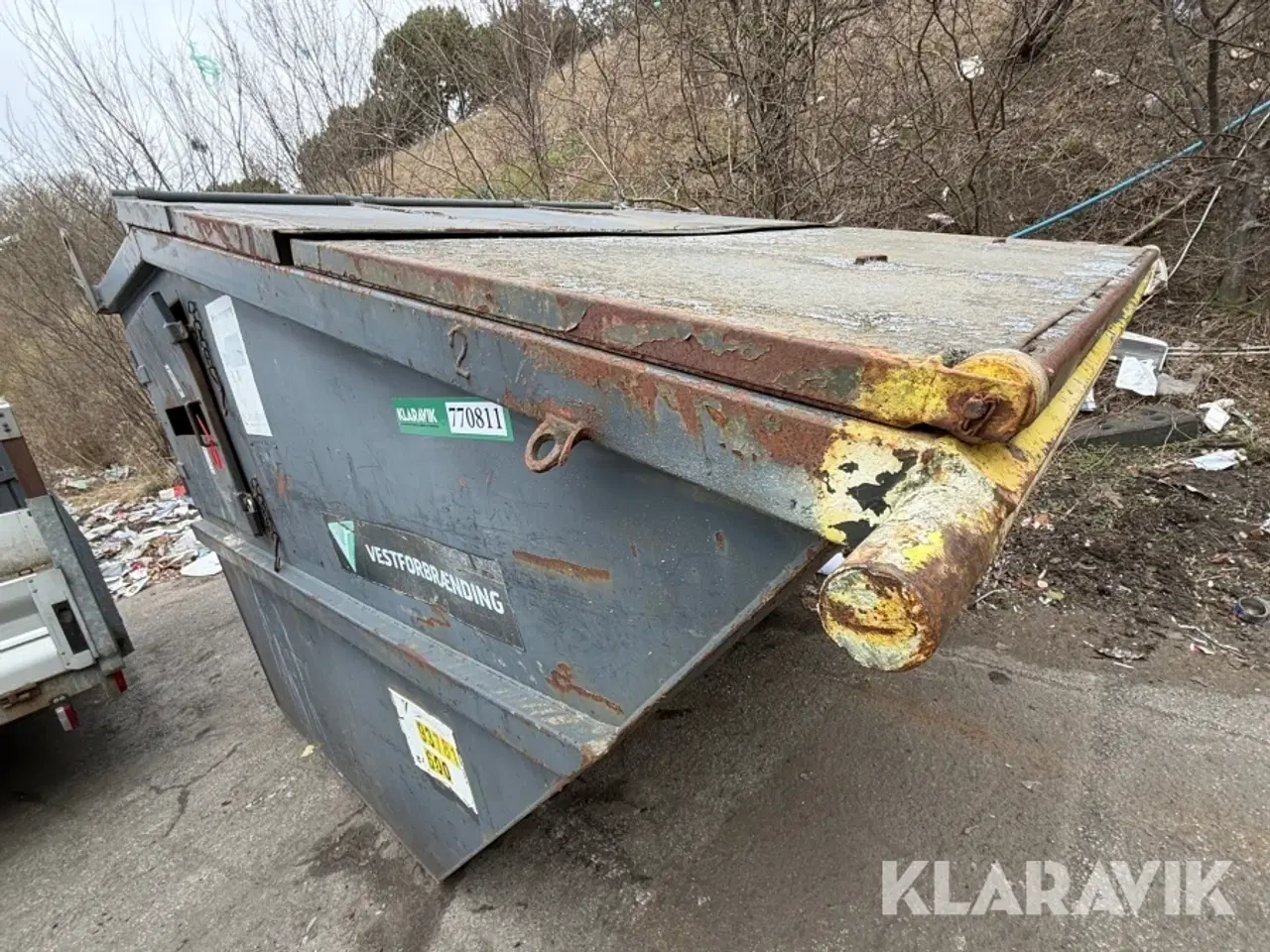 Billede 11 - Affaldscontainer / lukket container VIP-8 Ukendt