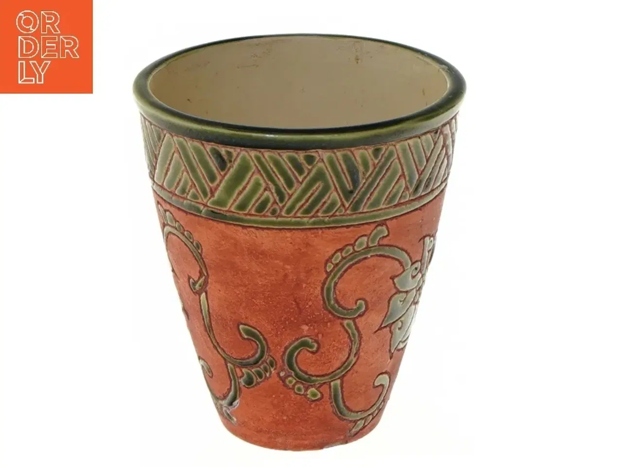 Billede 4 - Keramisk vase (str. Ø 10x11,5 cm)