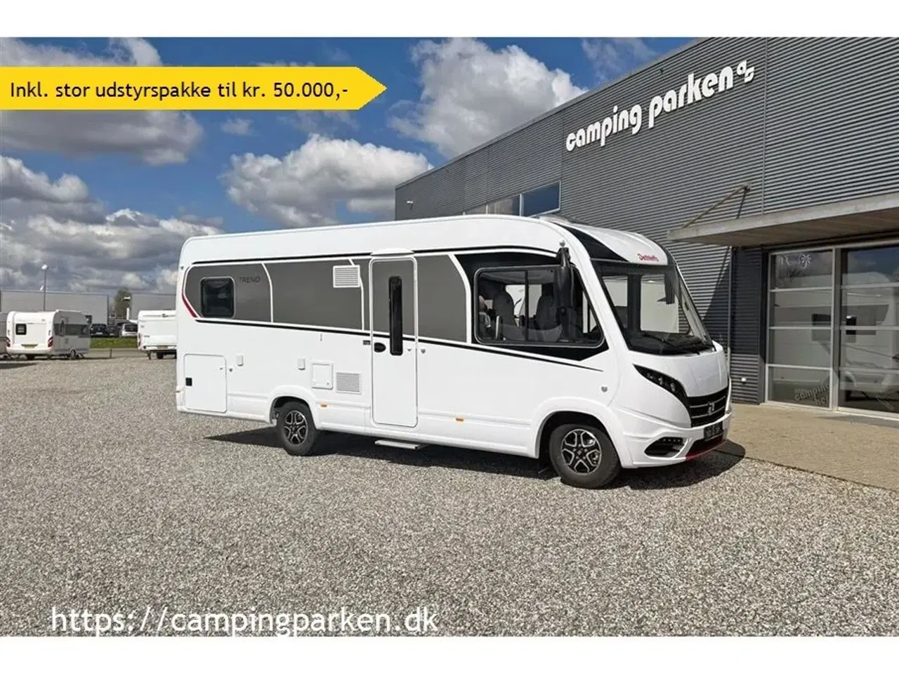 Billede 1 - 2025 - Dethleffs Trend I 7057 EB   Superflot Jubilæumsmodel. Ægte læder og alcantara, 180 hk, automatgear, enkeltsenge