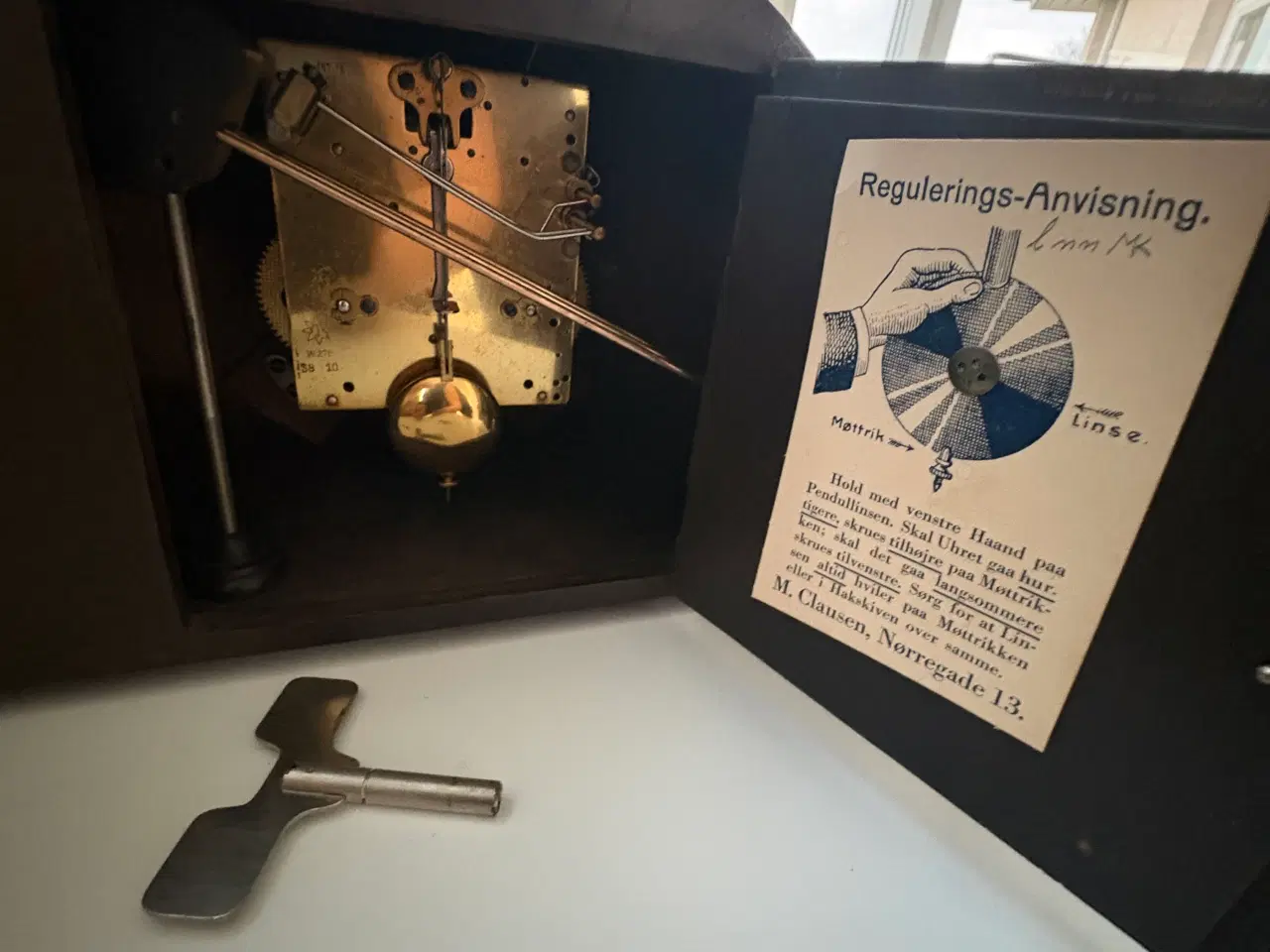 Billede 2 - Junghans meget flot kaminur