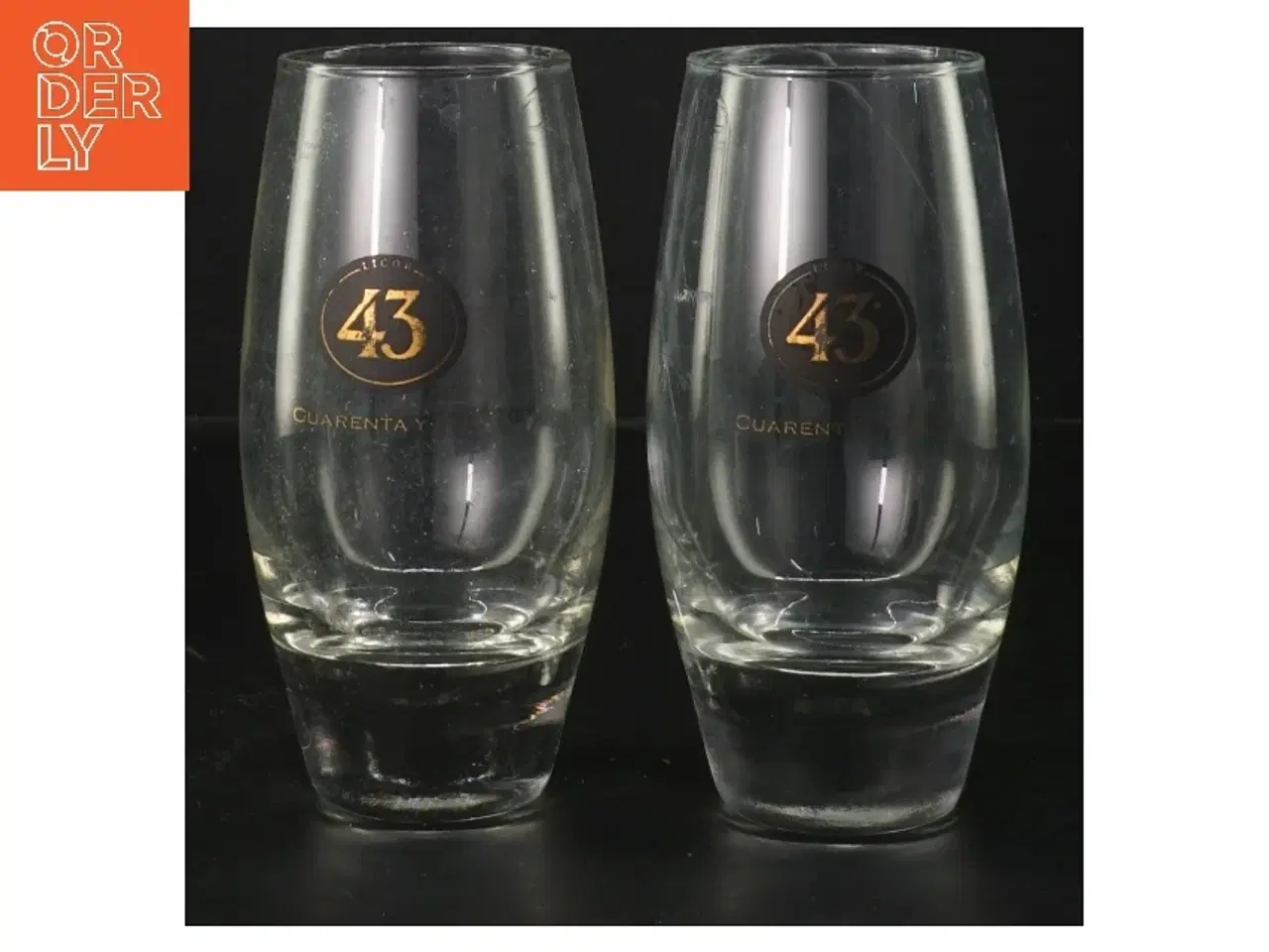 Billede 1 - Sæt af glas med logo Licor 43 Cuarenta y Tres (str. 14,5 cm)