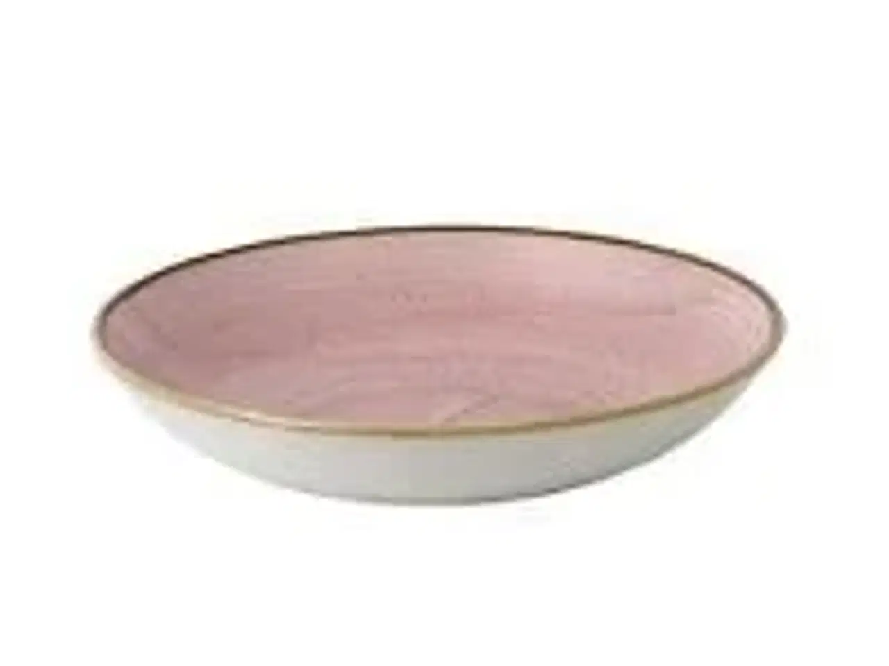 Billede 1 - 24 stk. Tallerken coupe dyb pink 248 mm Stonecast Churchill
