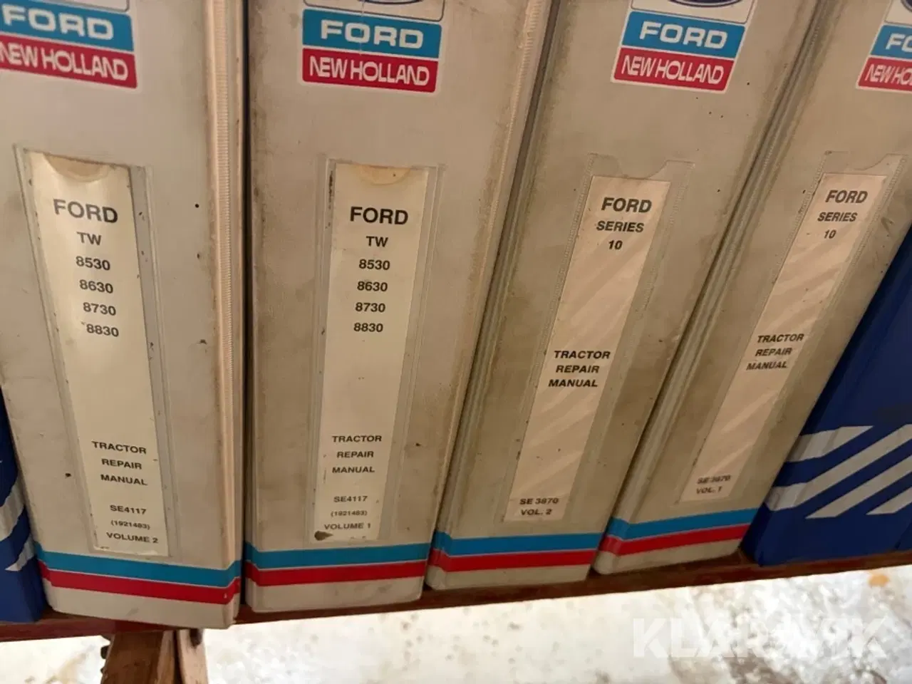 Billede 4 - Værksstedsbøger Ford og New Holland - 15 styks i alt