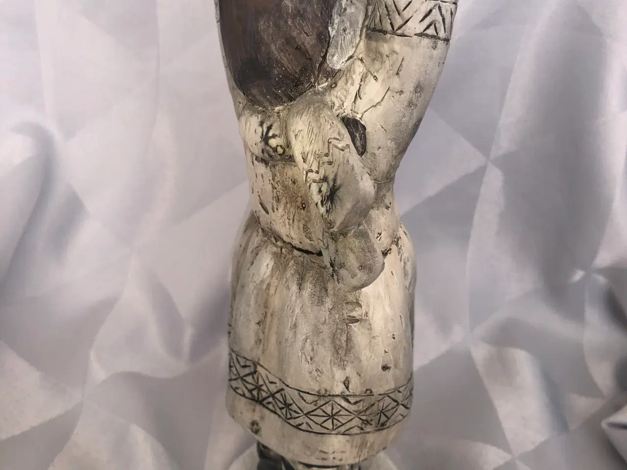 Billede 7 - Keramik vinter pige figur 