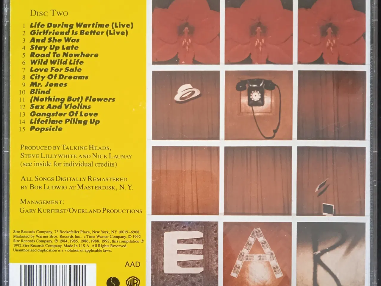 Billede 4 - Talking Heads: Sand In The Vaseline