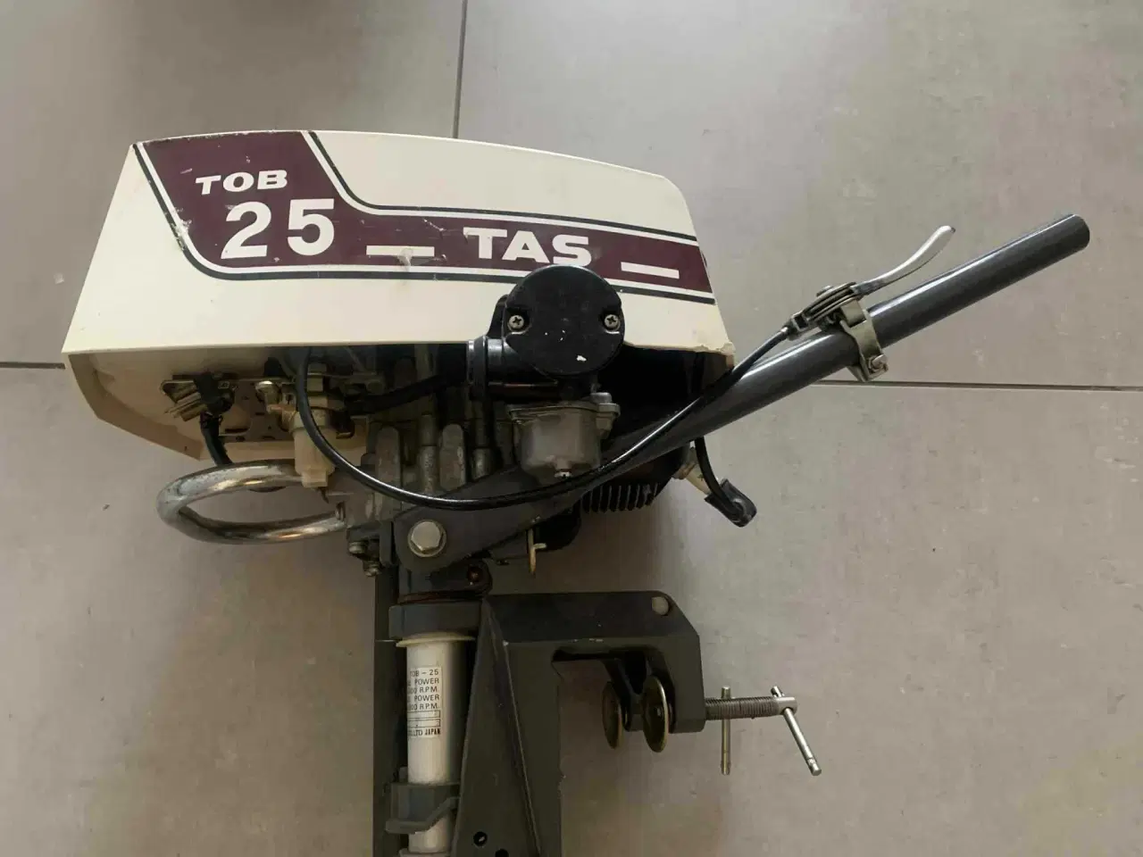 Billede 2 - TOB TAS-25 Påhængsmotor 