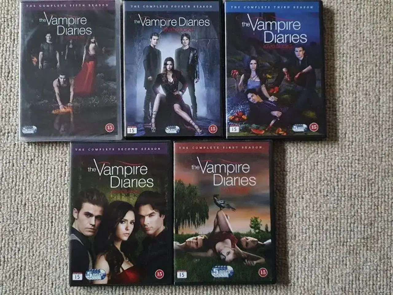 Billede 1 - Vampire diaries sæson 1-5
