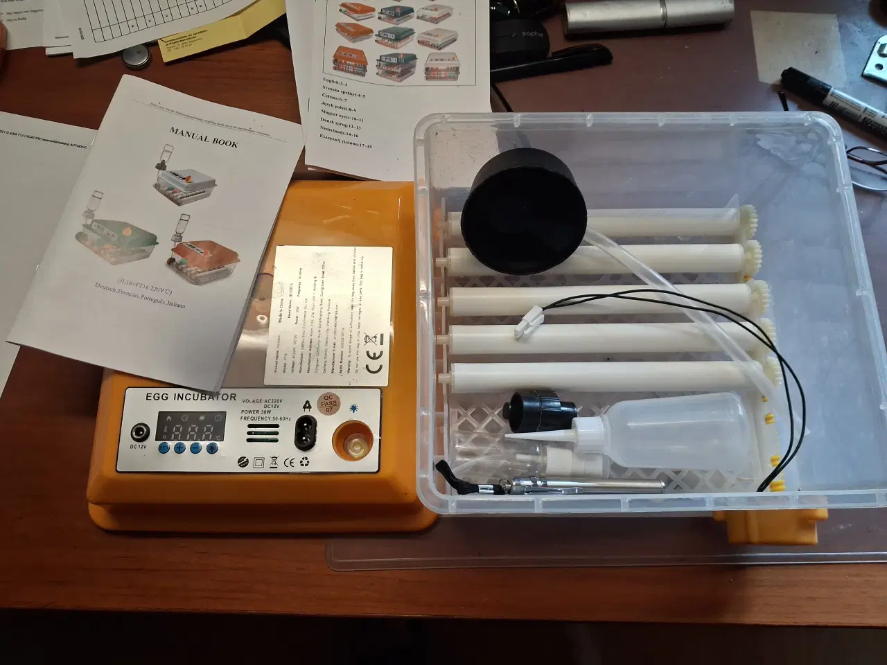 Billede 1 - Rugemaskine med automatisk vending