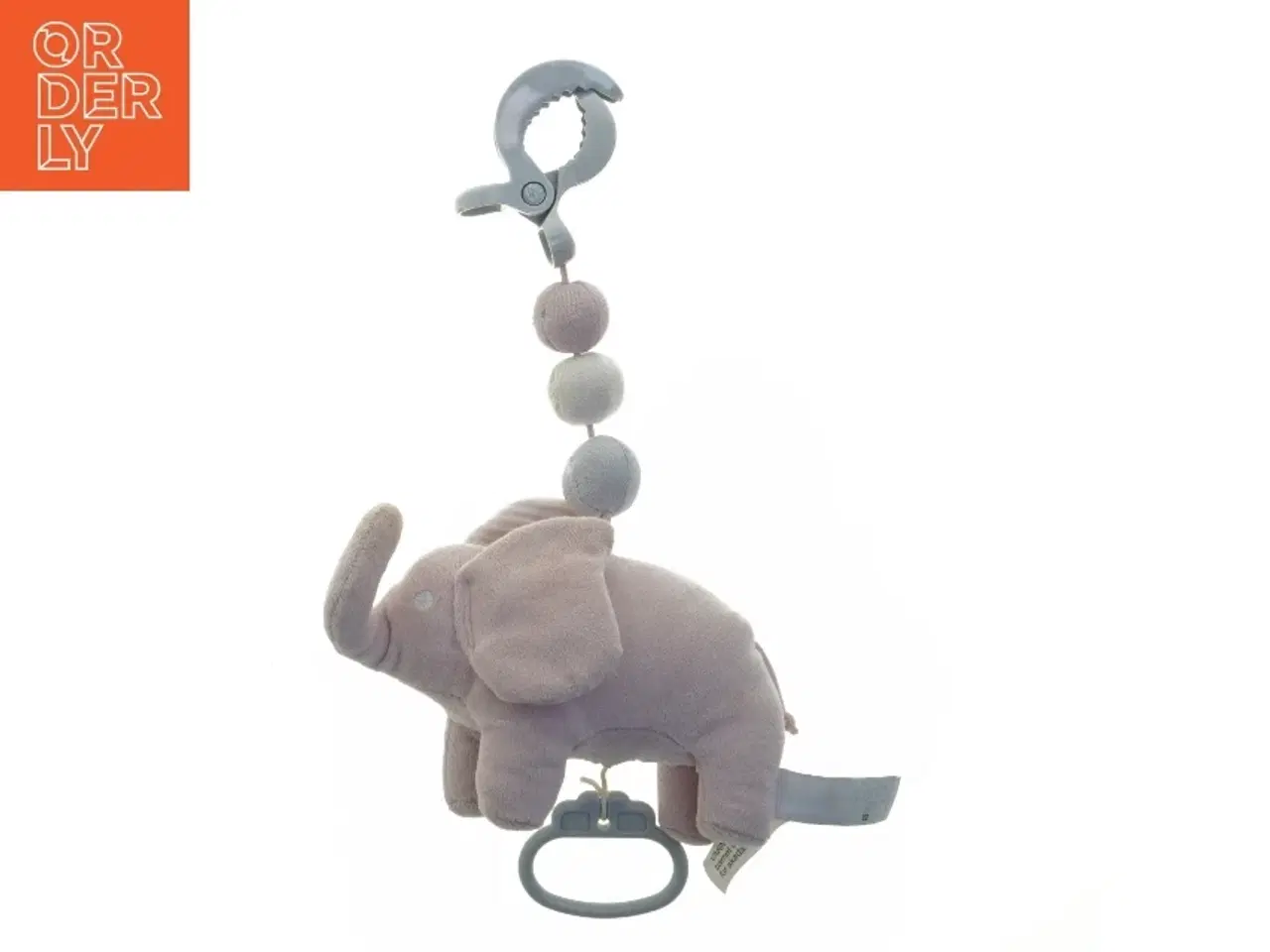 Billede 1 - Baby elefant som kan spille musik med klips  (str. 35 cm)