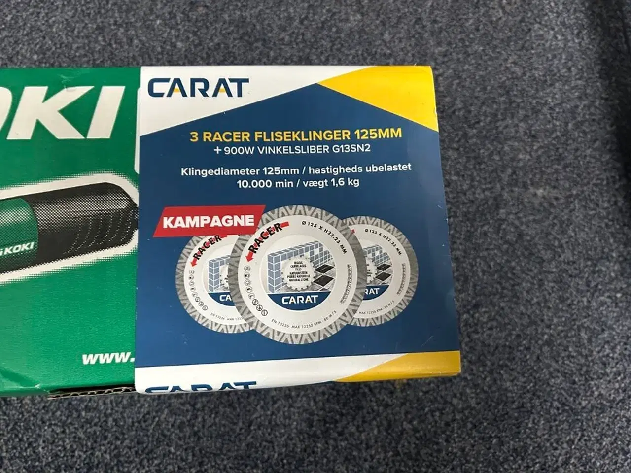 Billede 2 - HIKOKI Vinkelsliber inkl 3 fliseklinger