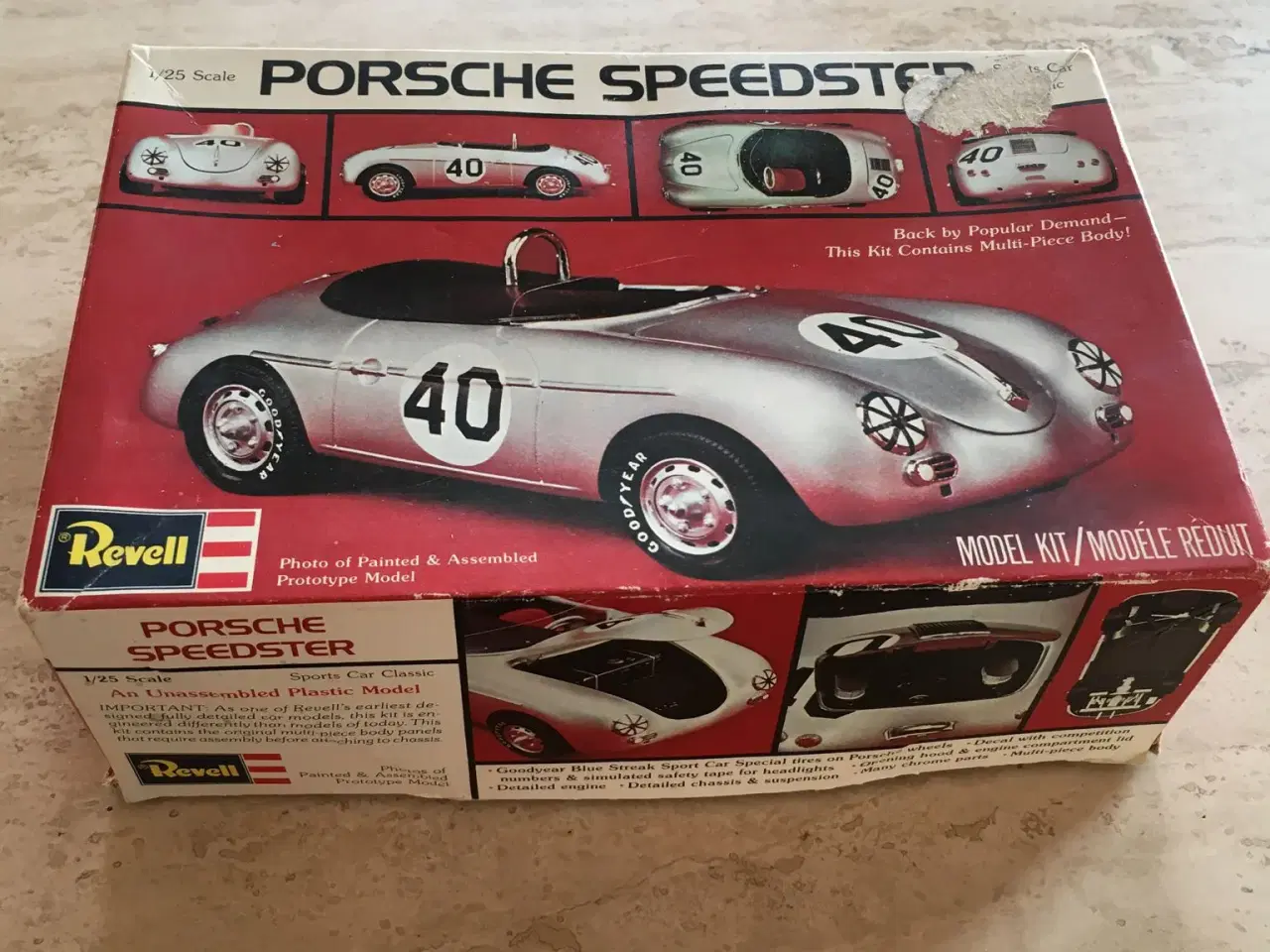Billede 1 - Modelbil Porsche speedster 1:25