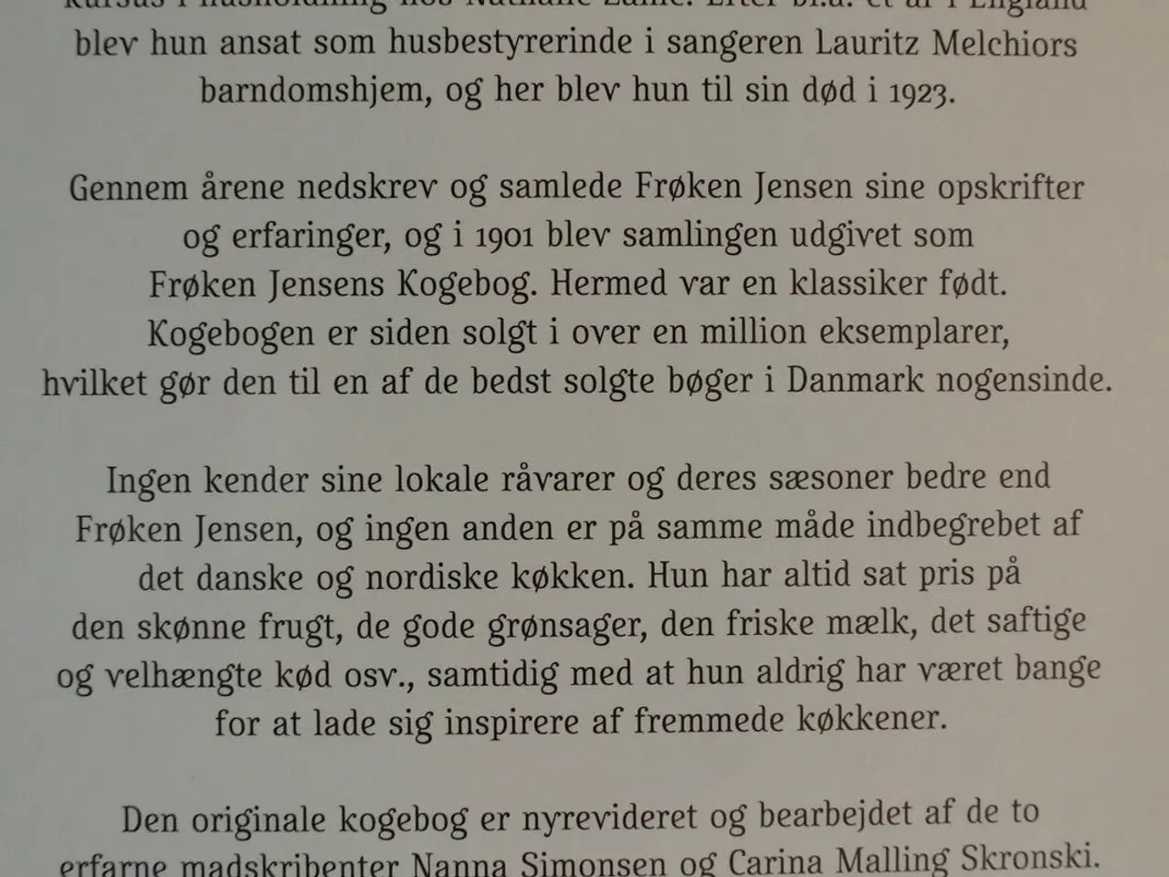 Billede 3 - frøken jensens kogebog , af kristine marie jensen,