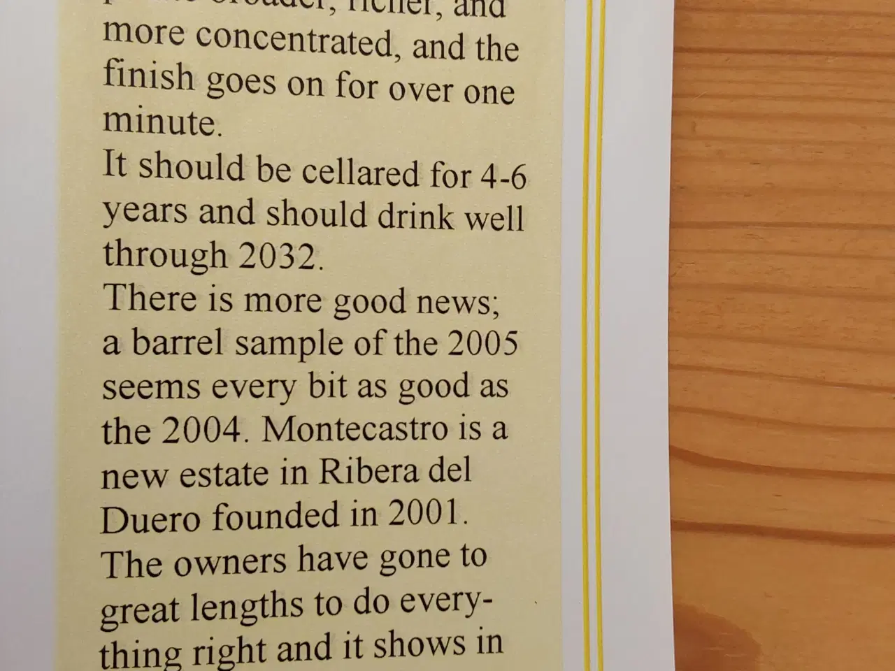 Billede 7 - Montecastro Magnum 2004 Ribera del Douero D.O.