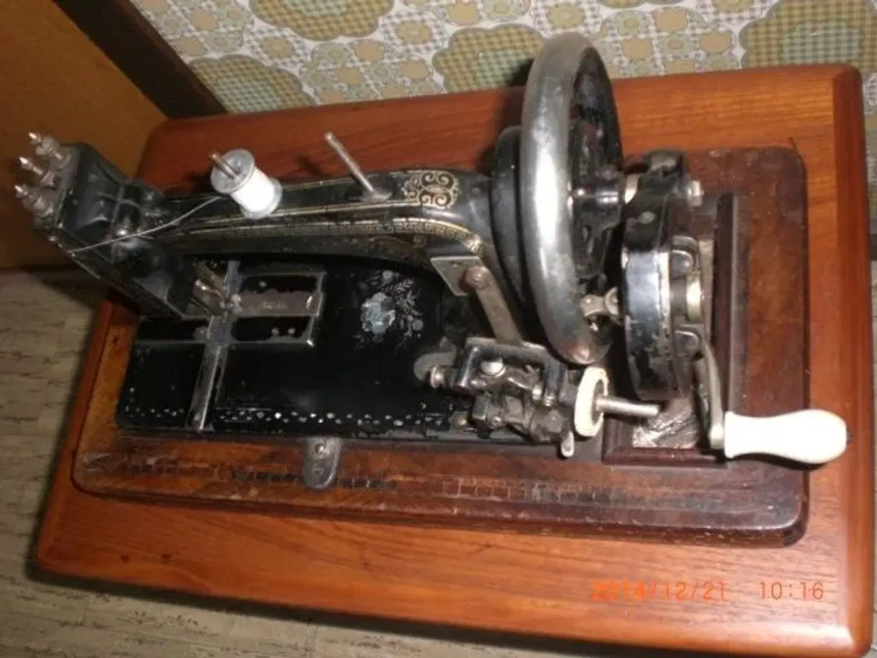Billede 2 - Antik Symaskine syr godt