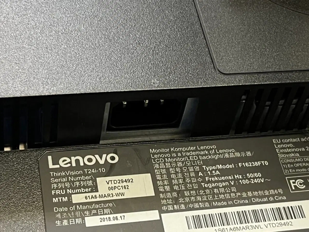 Billede 7 - 2 Stk. Skærme 24" + 27" LENOVO