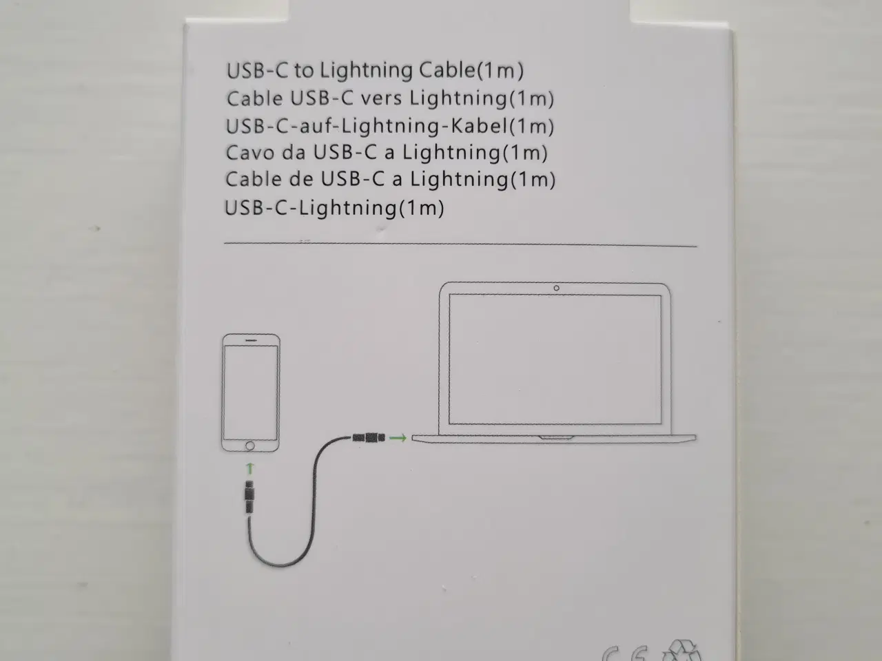 Billede 2 - Iphone lader type-C til lightning 