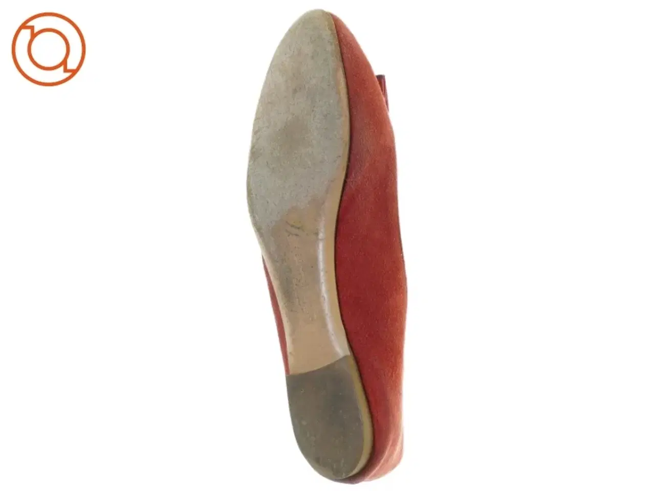 Billede 2 - Røde ruskindssko med spænde (str. 8 komma 5)