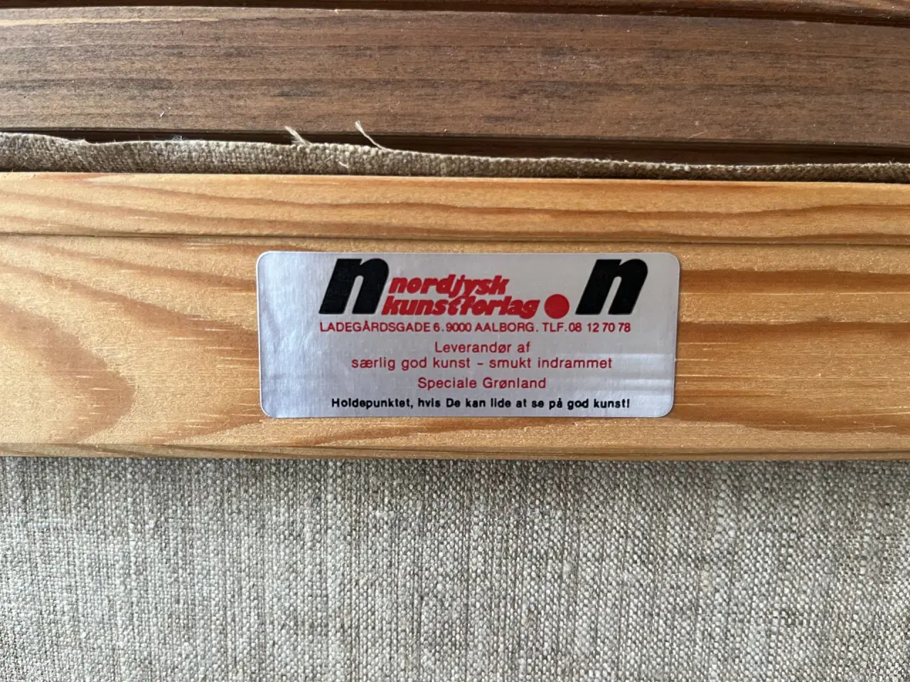 Billede 4 - Oliemaleri A. Thuesen Vinterlandskab med fasaner