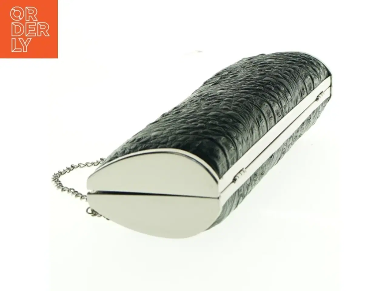 Billede 3 - Aften clutch med krokodillepræg (str. 25 x 8 cm)