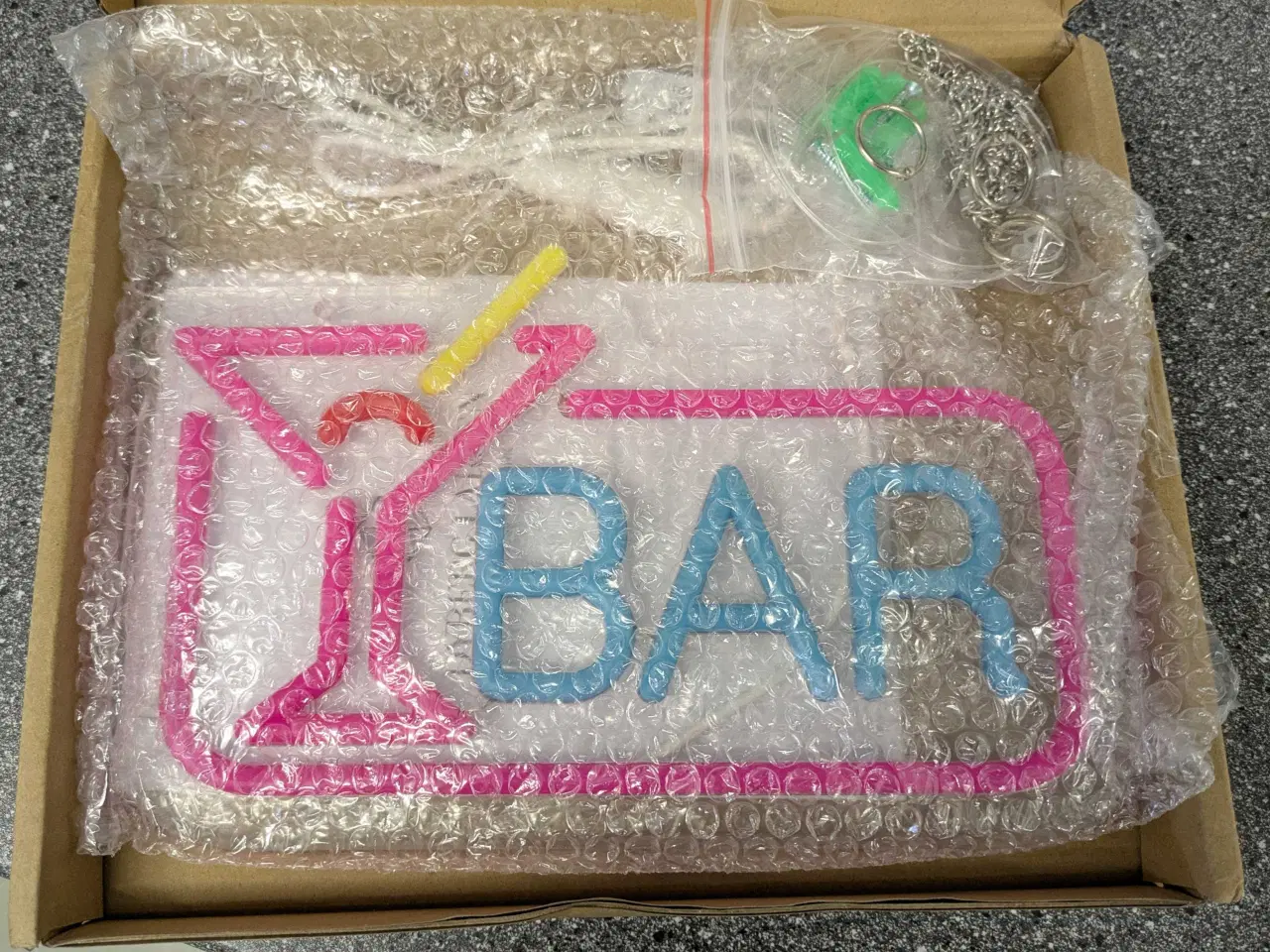 Billede 3 - Helt nyt LED-skilt "Cocktail Bar"