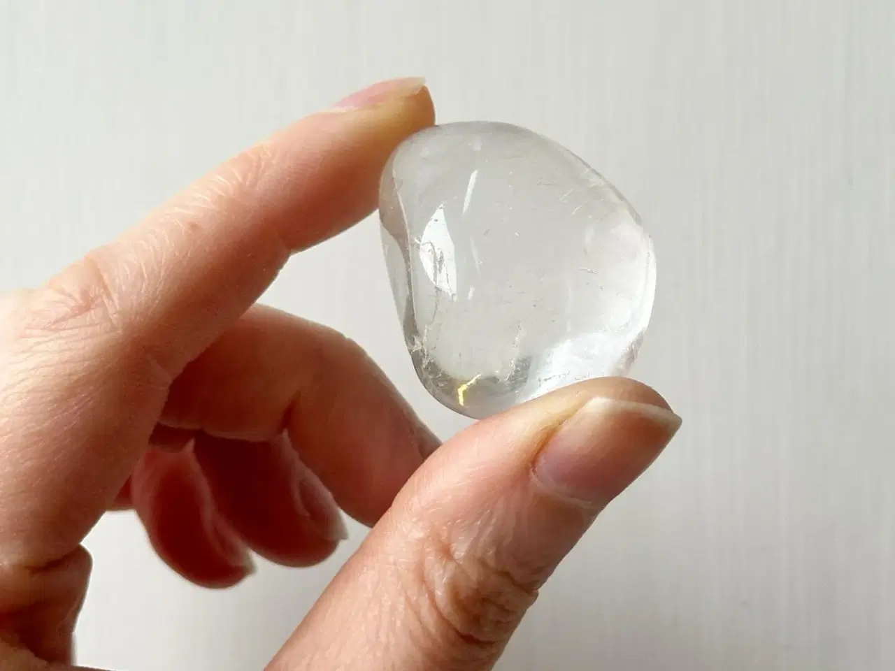 Billede 5 - Bjergkrystal, dråbeformet, 4 cm