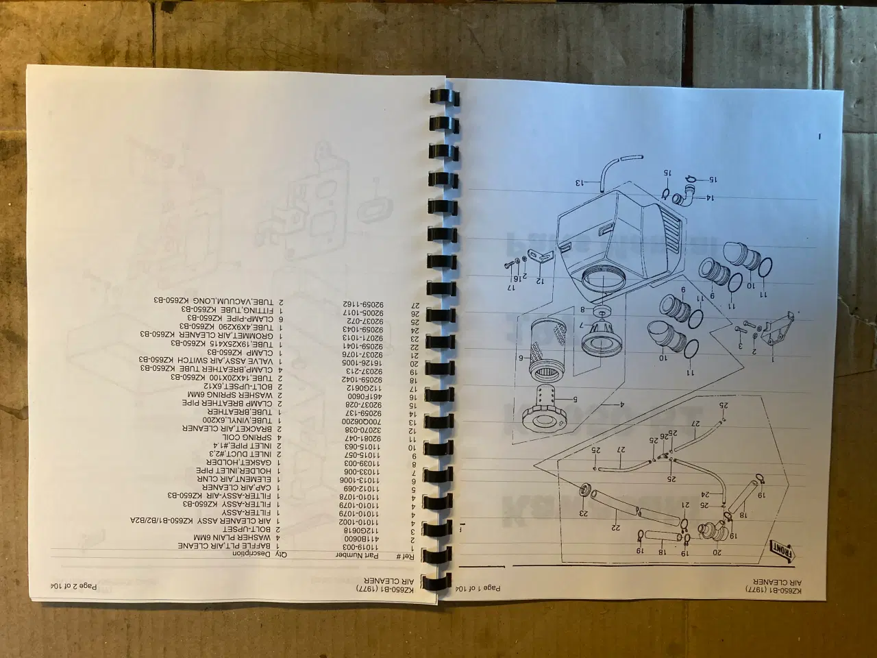 Billede 2 - Kawasaki kz-650 b1 1977 manual