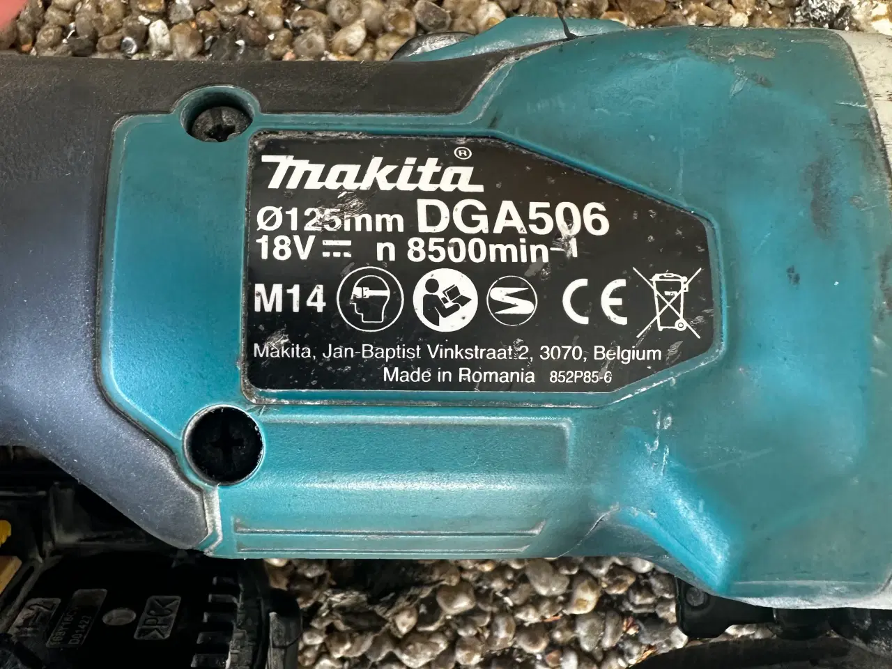 Billede 2 - Makita DGA506 Vinkelsliber 18V 125mm