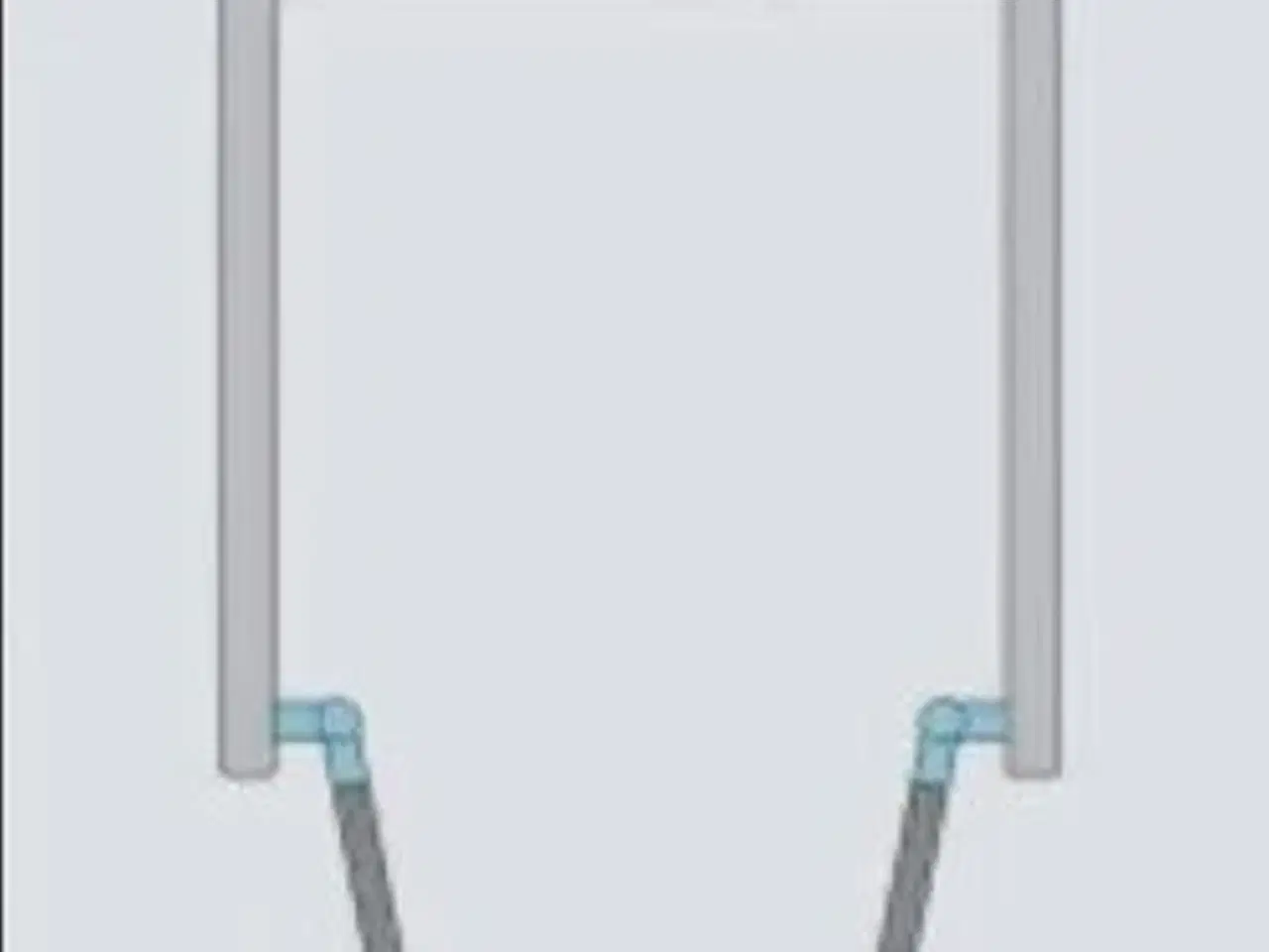 Billede 5 - Dobbelt svingdøre med Brun glas STRØMBERG