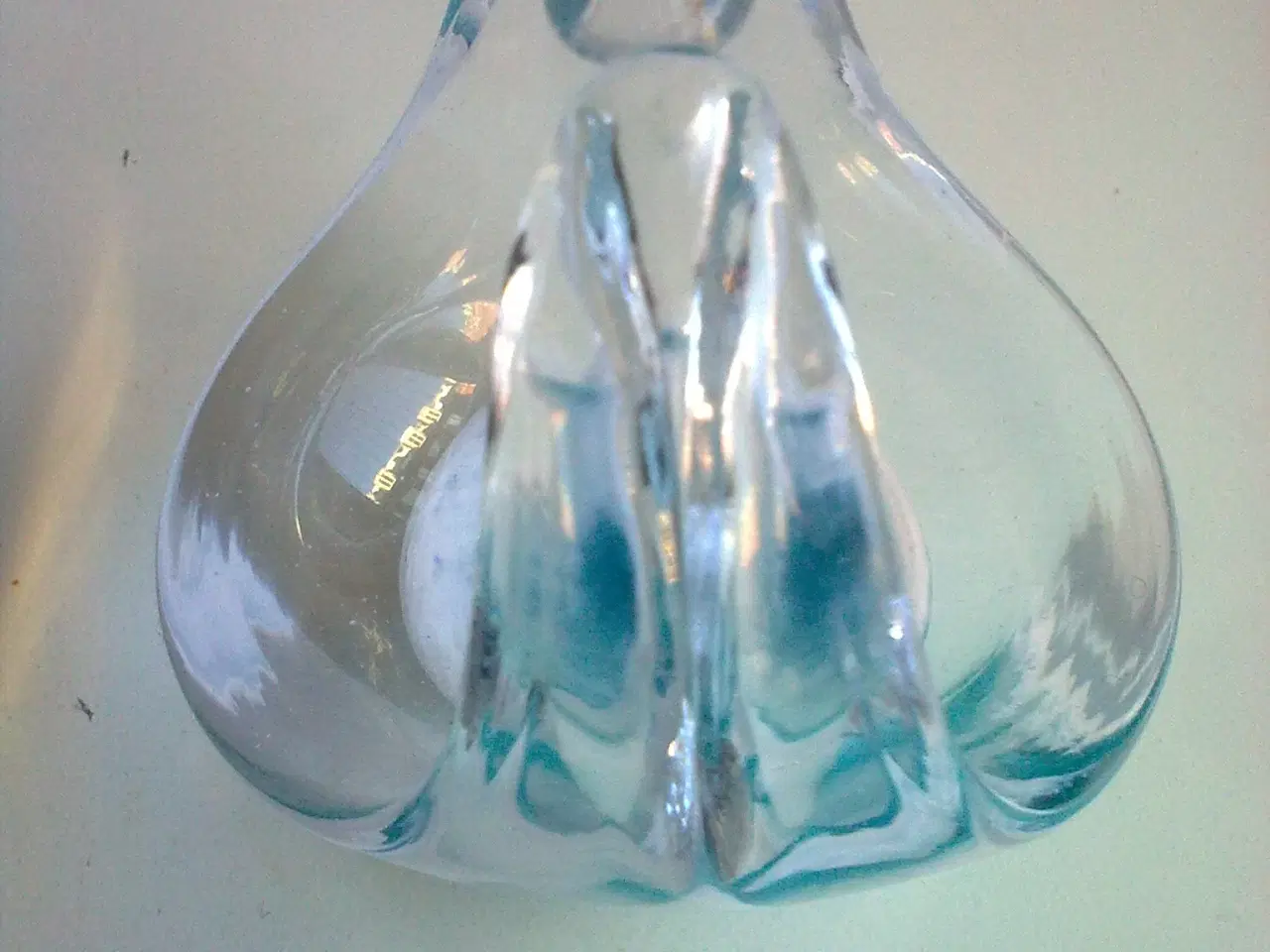 Billede 8 - Lyseblå glas retro +5 forskellige + luftbobler 