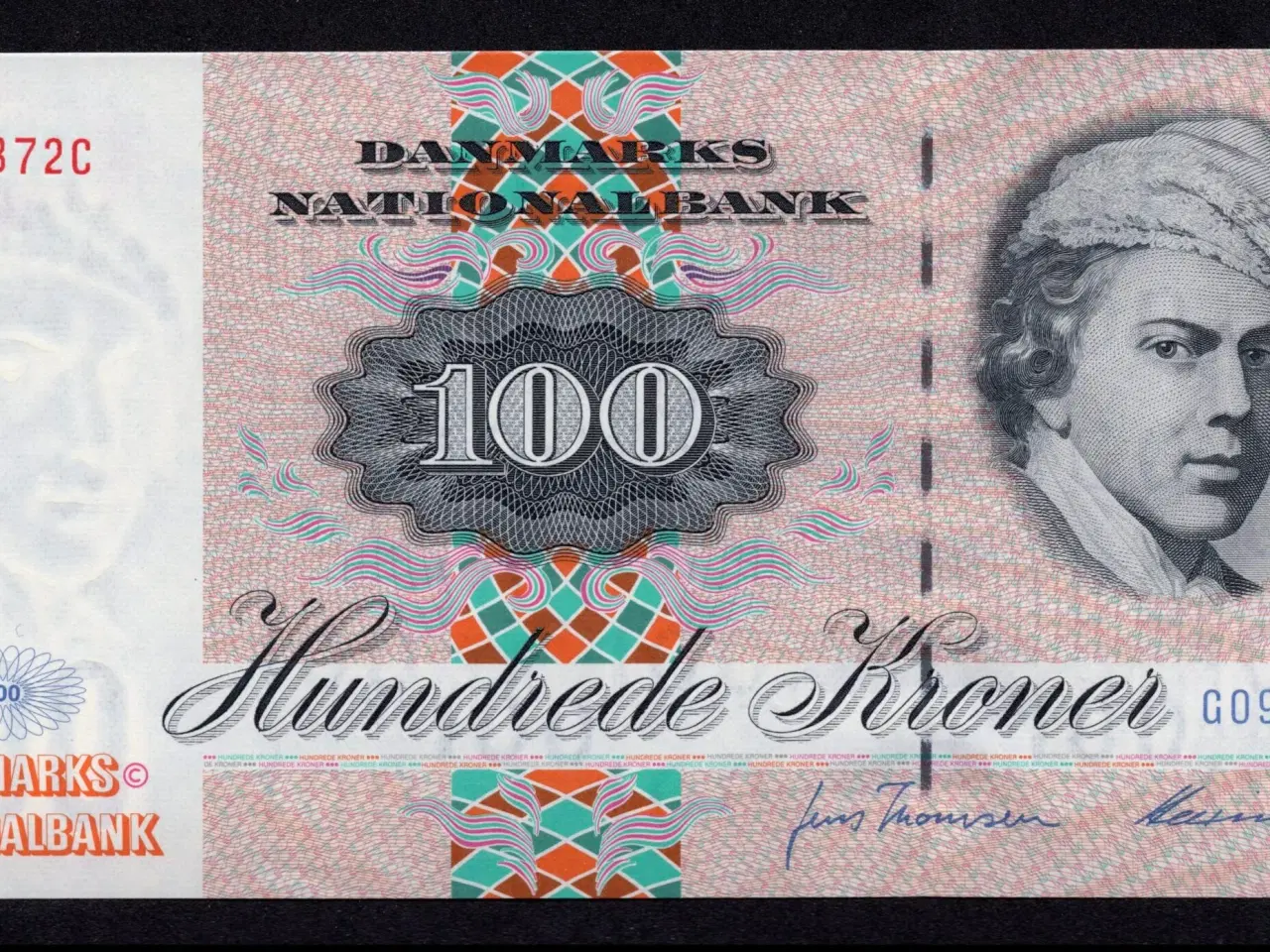 Billede 1 - 100 kr Seddel 1998 G0