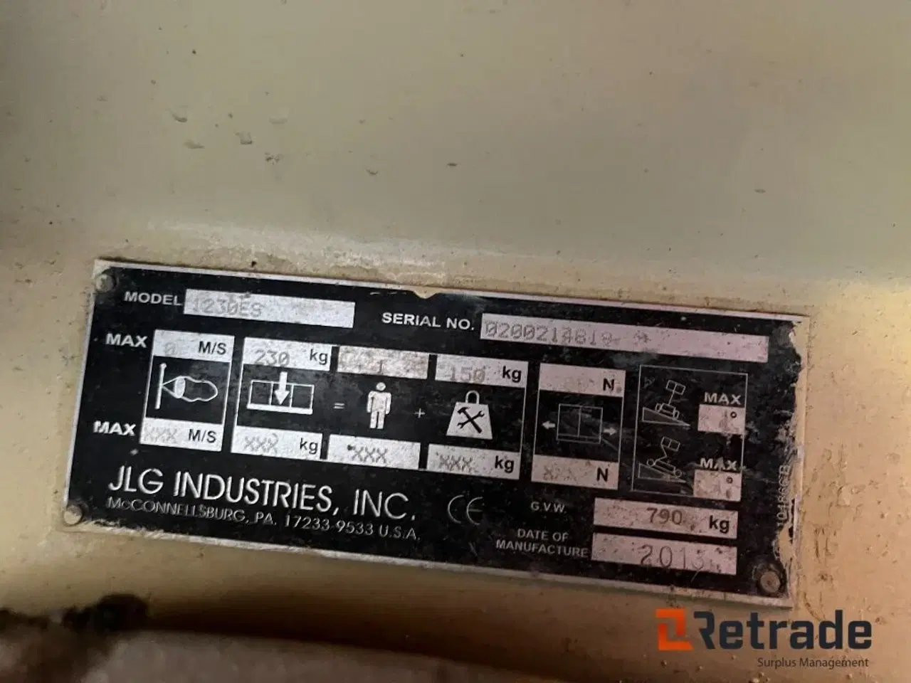 Billede 2 - JLG 1230 ES Mast