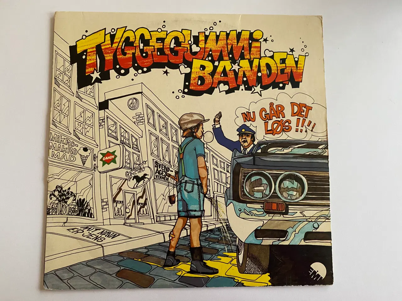 Billede 1 - LP. Tyggegummibanden ‎– Nu Går Det Løs!